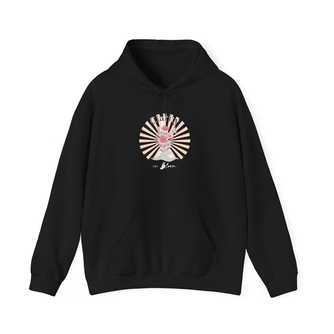 Clarity in Bloom Wildflower Sunburst Hoodie