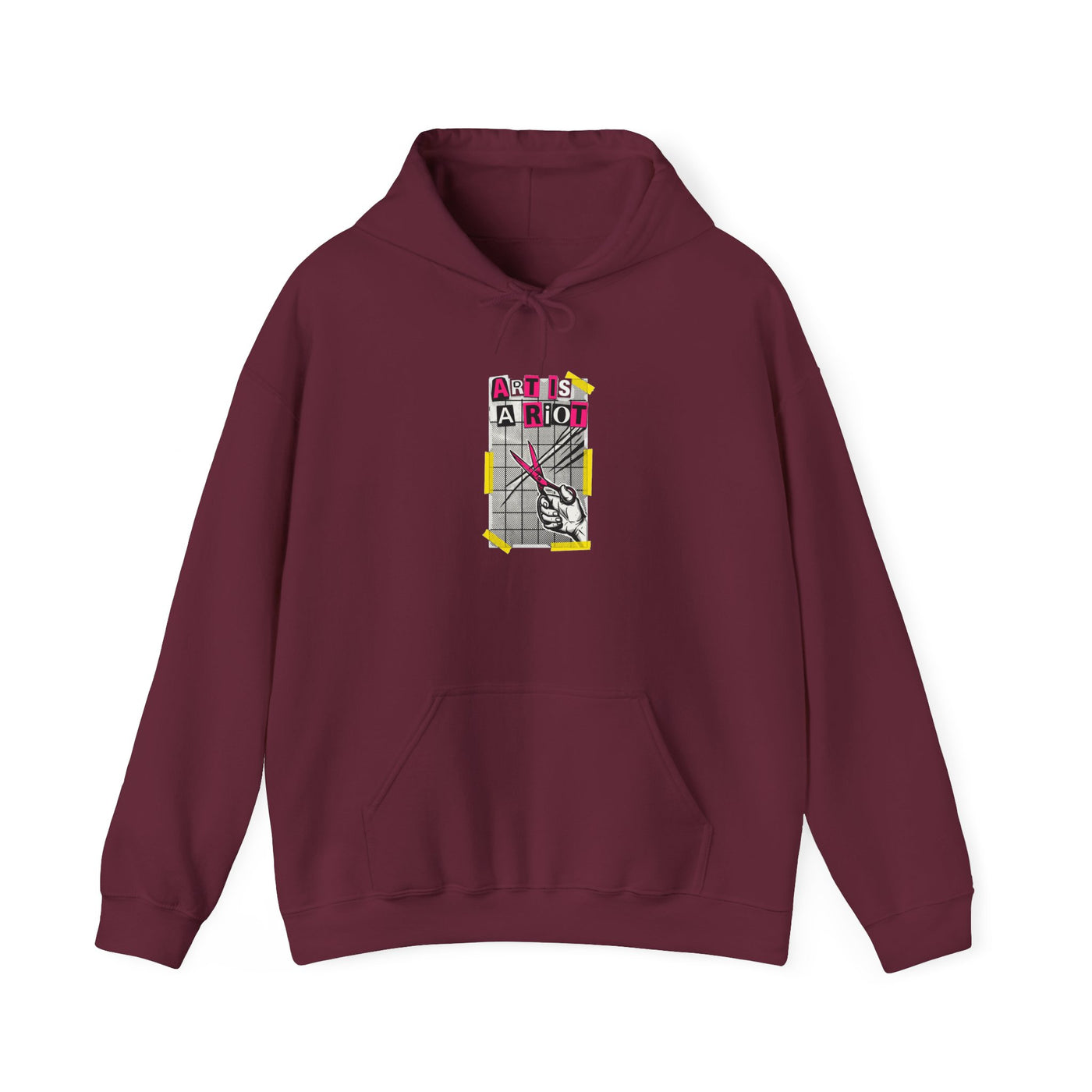 Cut Paste Rebel Zine Manifesto Hoodie