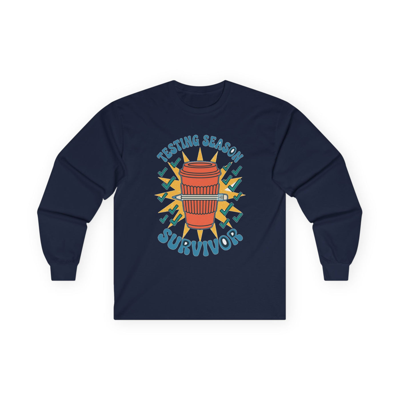 Testing Season Survivor Groovy Cup Long Sleeve