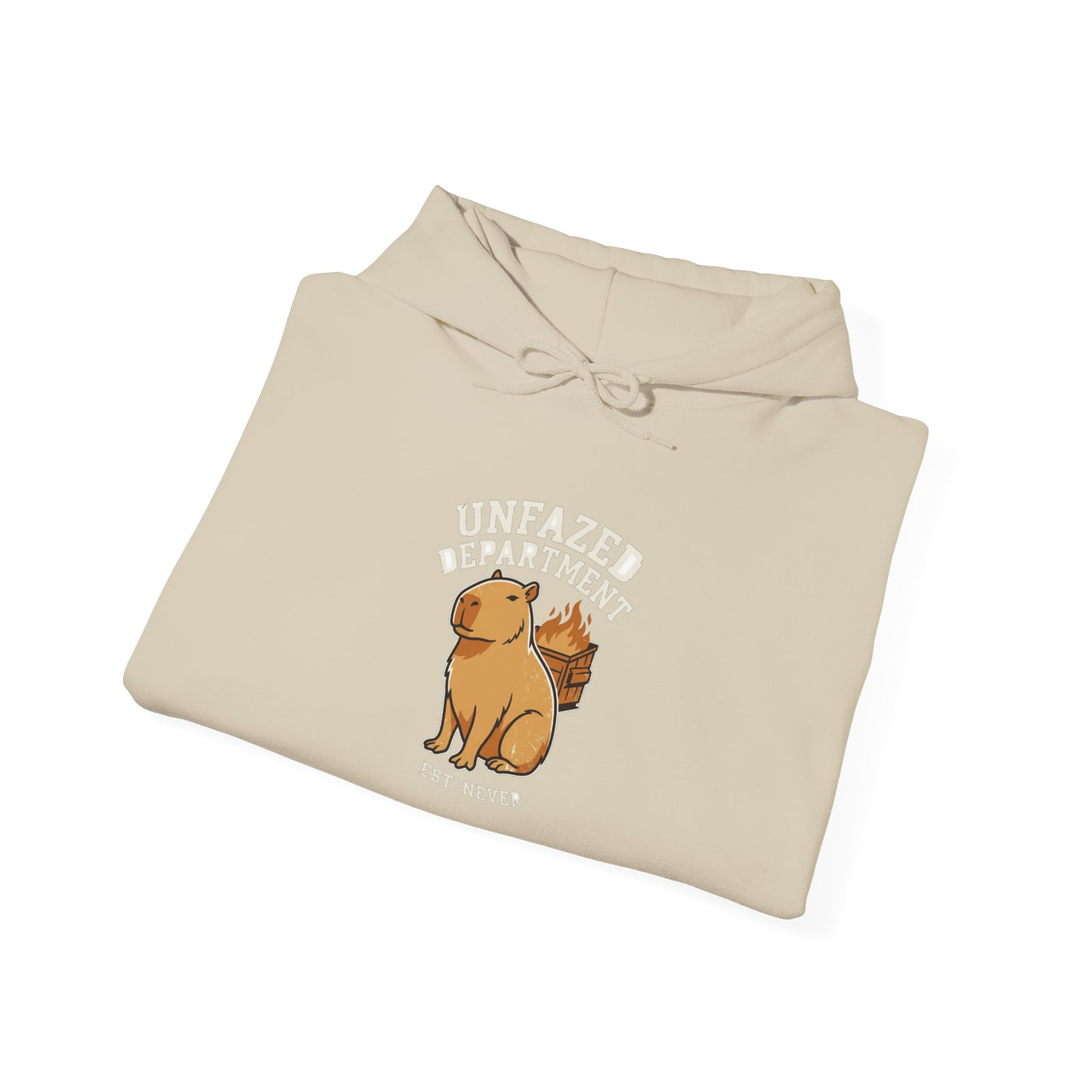 Unfazed Department Capybara Mascot Hoodie