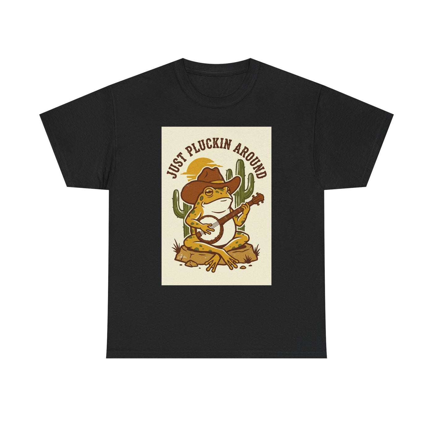 Just Pluckin Around Cowboy Toad Tee