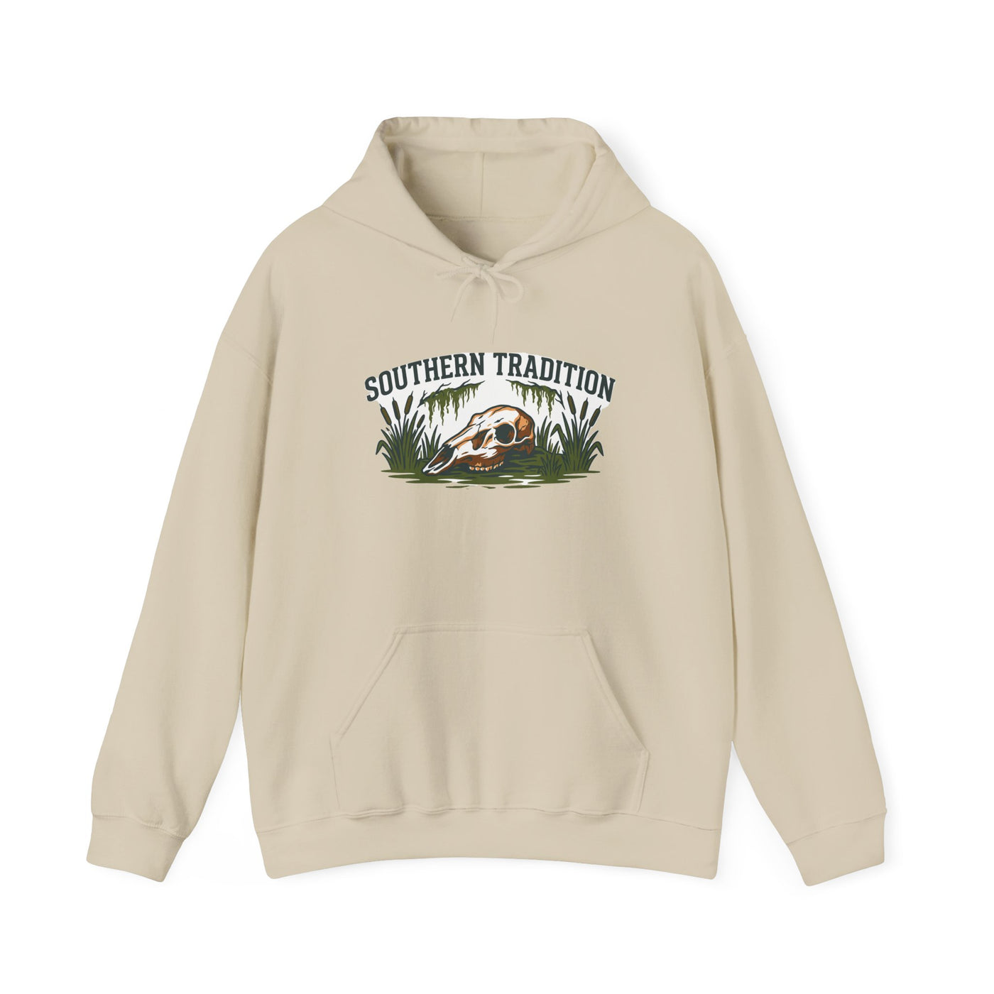 Vintage Southern Outdoors Deer Skull Hoodie