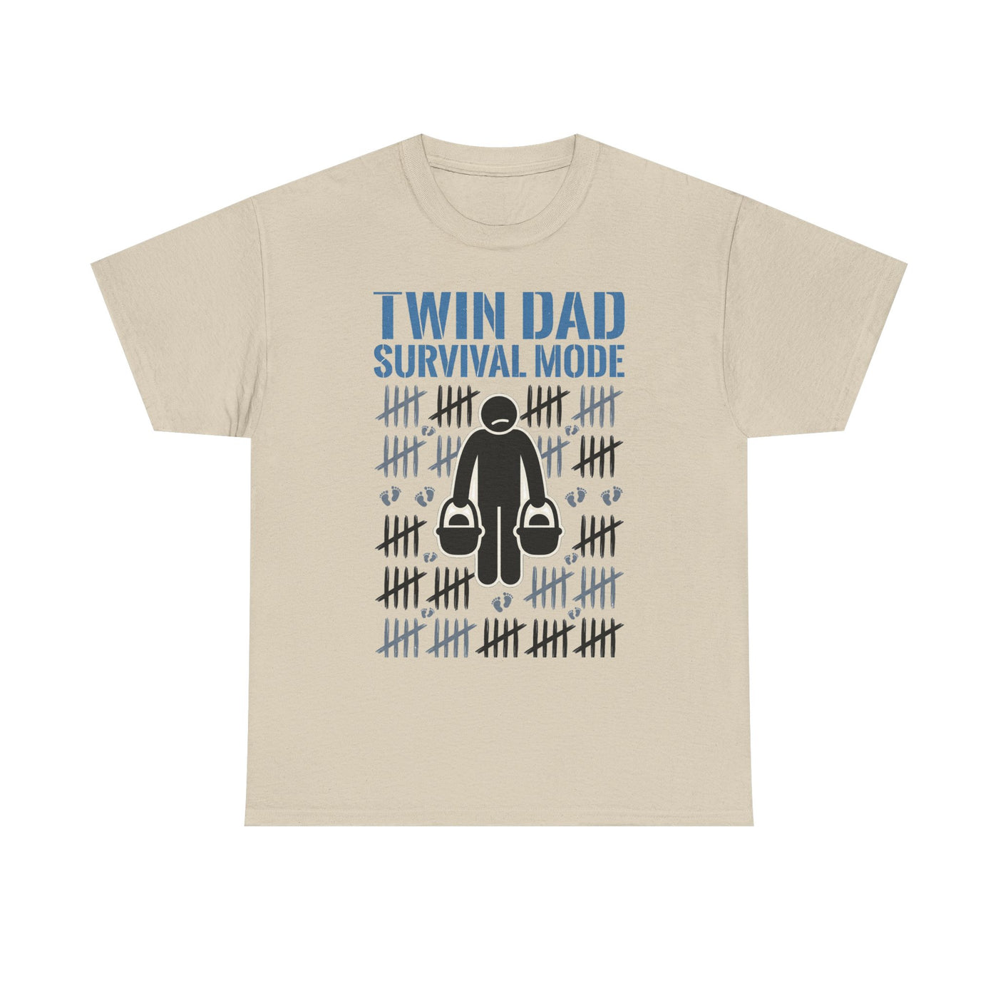 Twin Dad Survival Mode T-Shirt