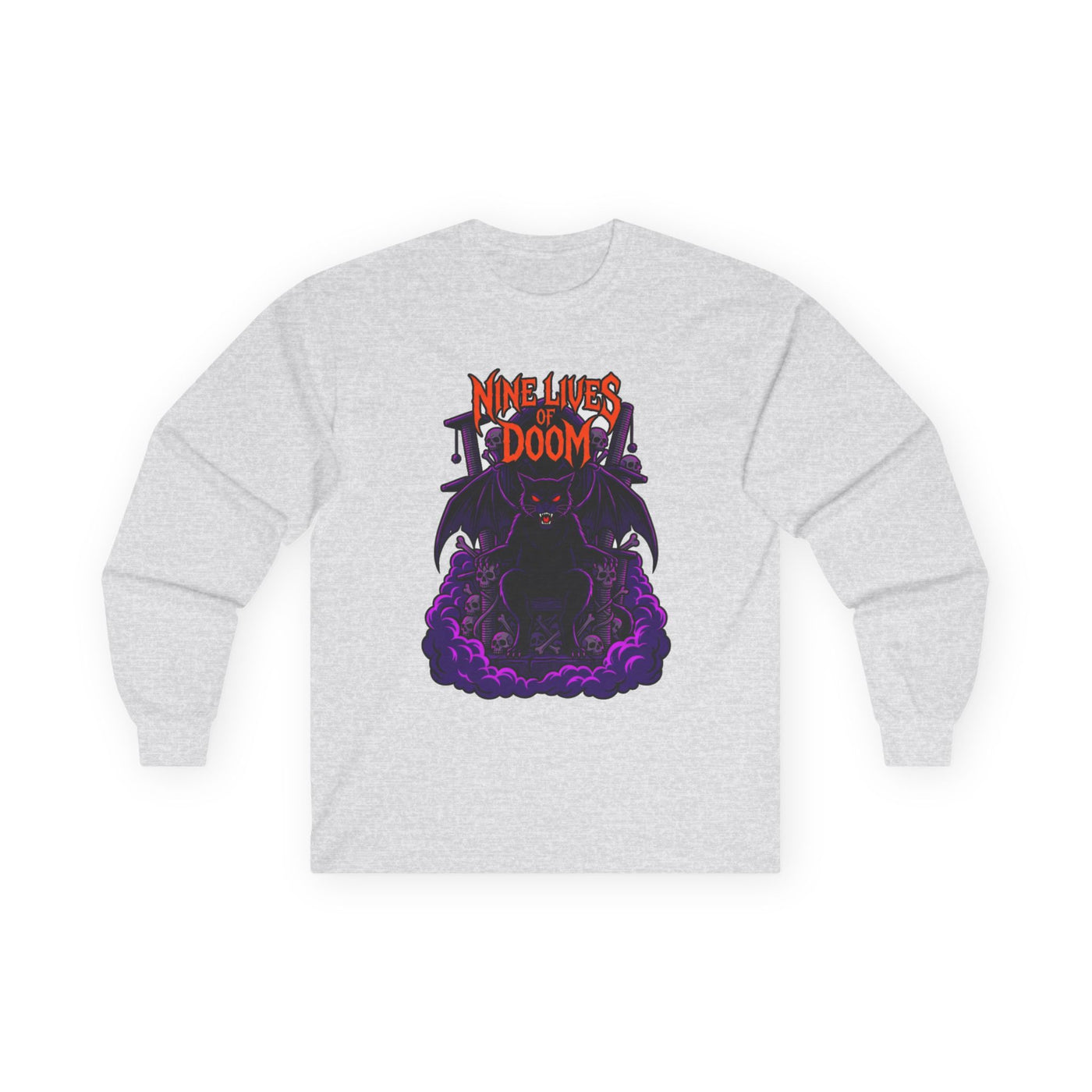 Feline of the Abyss Gothic Metal Long Sleeve
