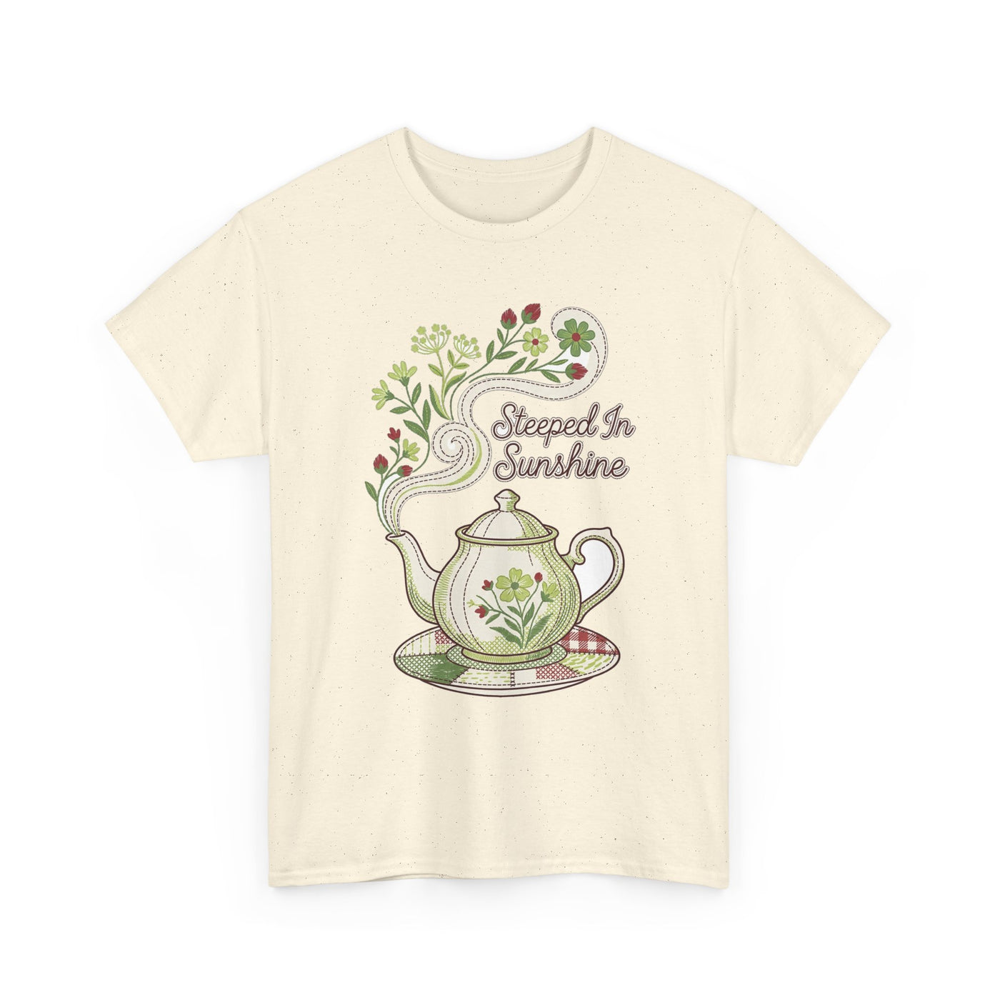 Steeped In Sunshine Faux Stitch Teapot