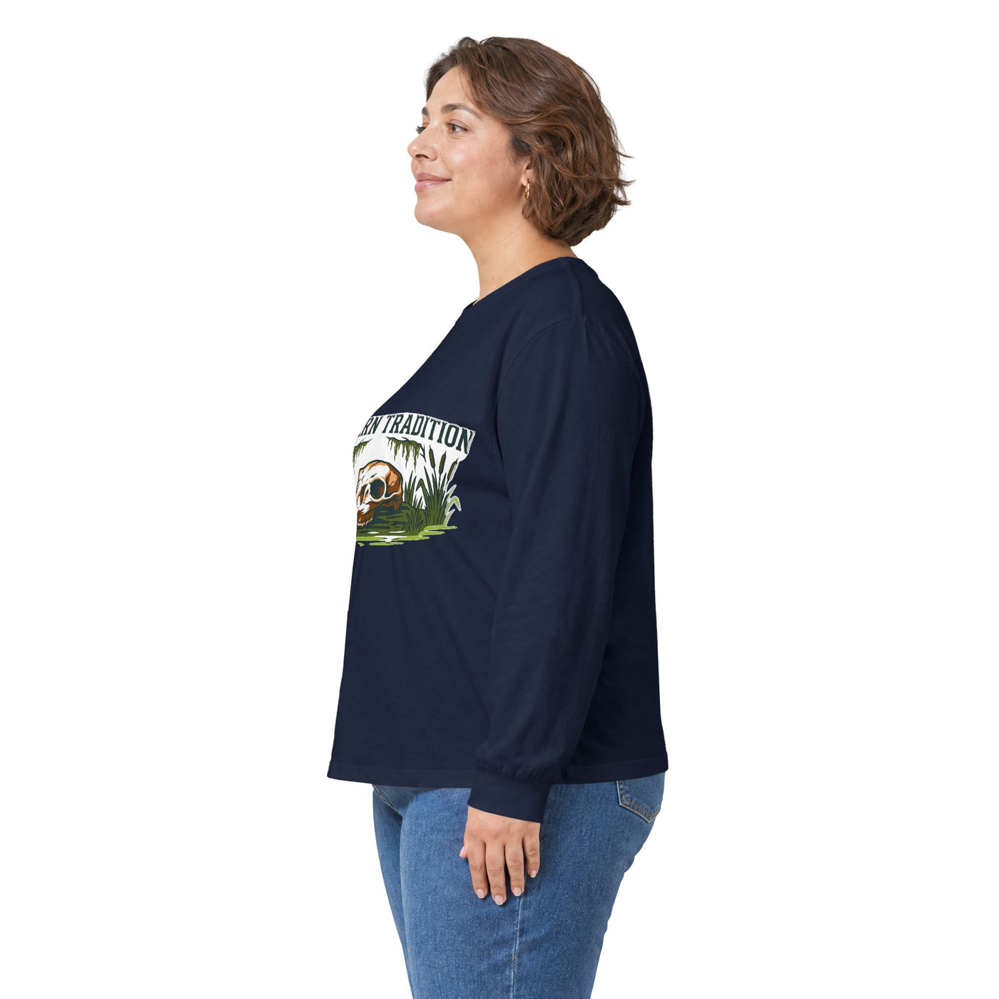 Vintage Southern Outdoors Deer Skull Long Sleeve