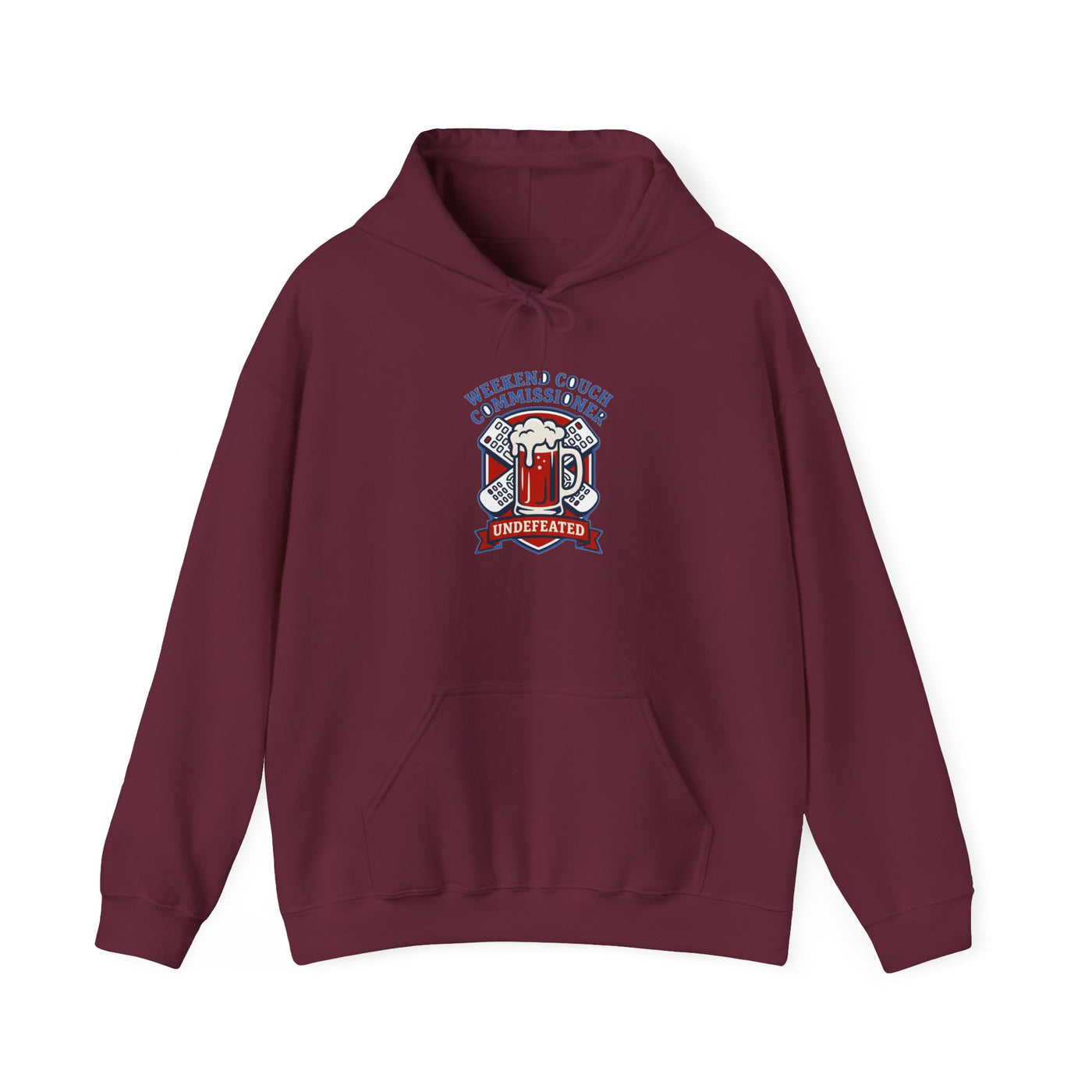 Weekend Couch Commissioner Crest Hoodie