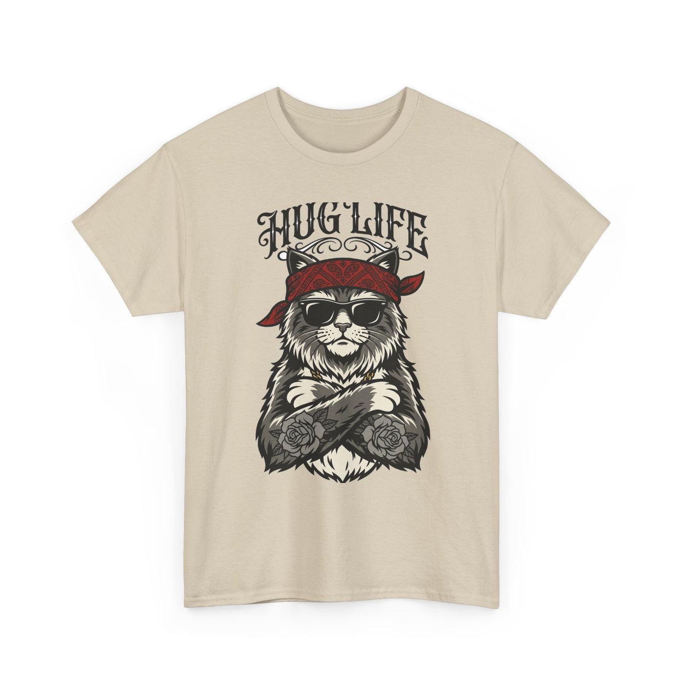 Hug Life Hardcore Cat T-Shirt
