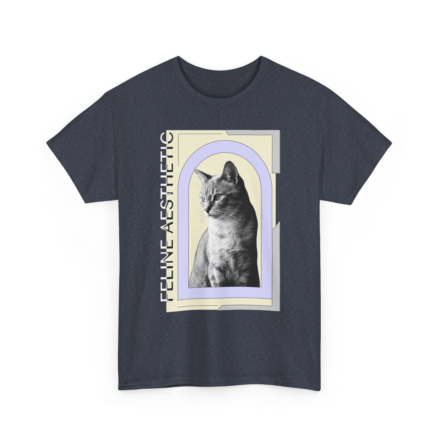 Editorial Feline Aesthetic Cat T-Shirt