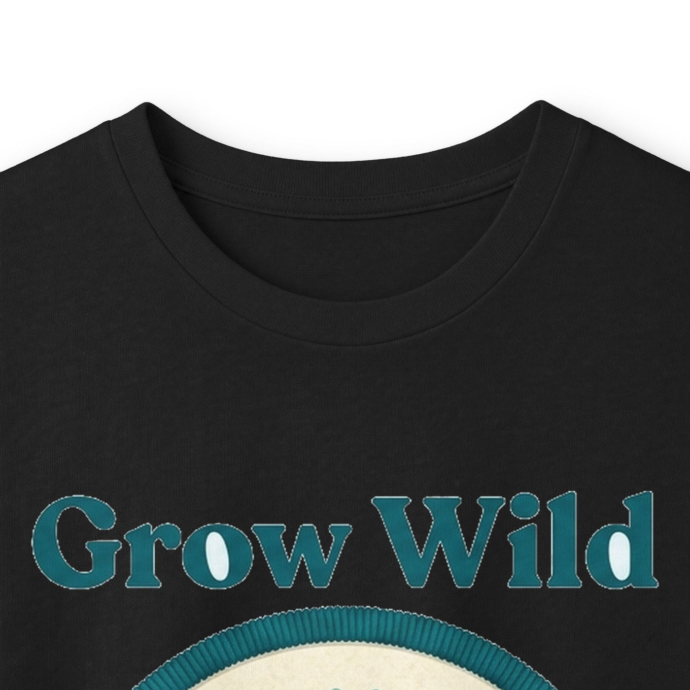 Stitched Meadow & Little Beetle Faux Embroidery Long Sleeve