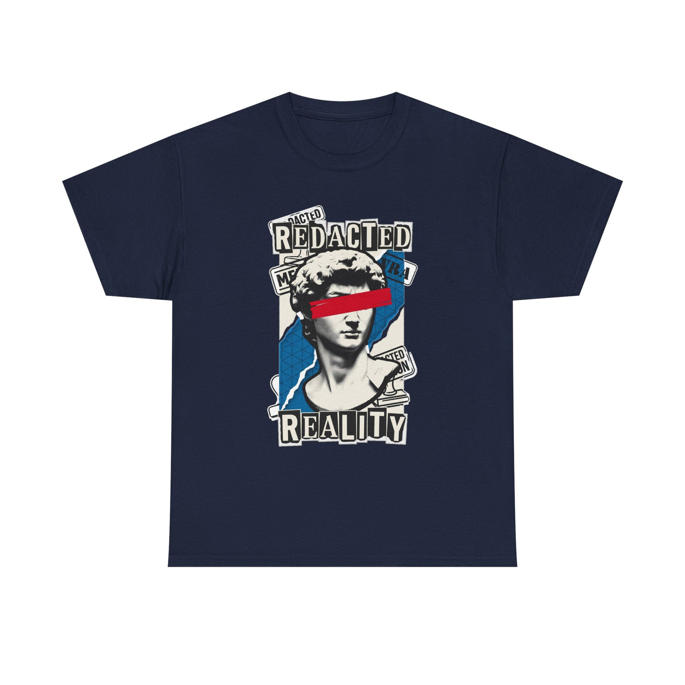 Redacted Reality Halftone Bust