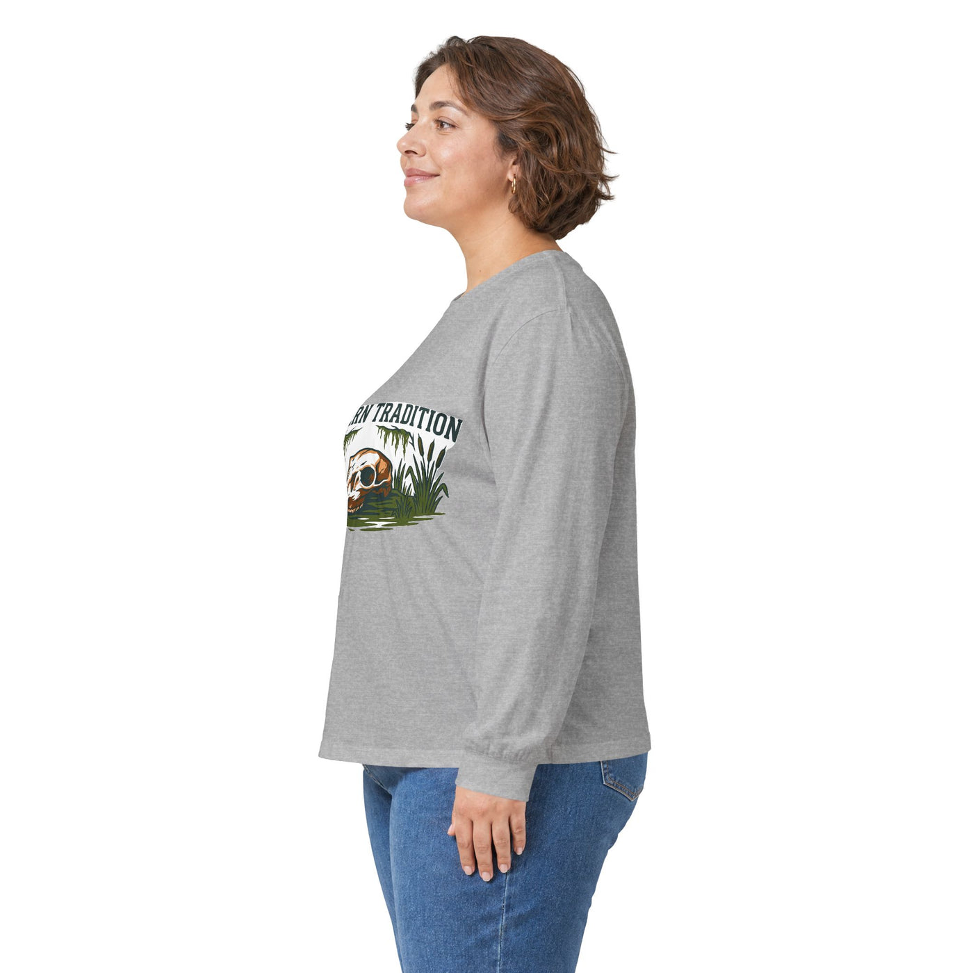 Vintage Southern Outdoors Deer Skull Long Sleeve
