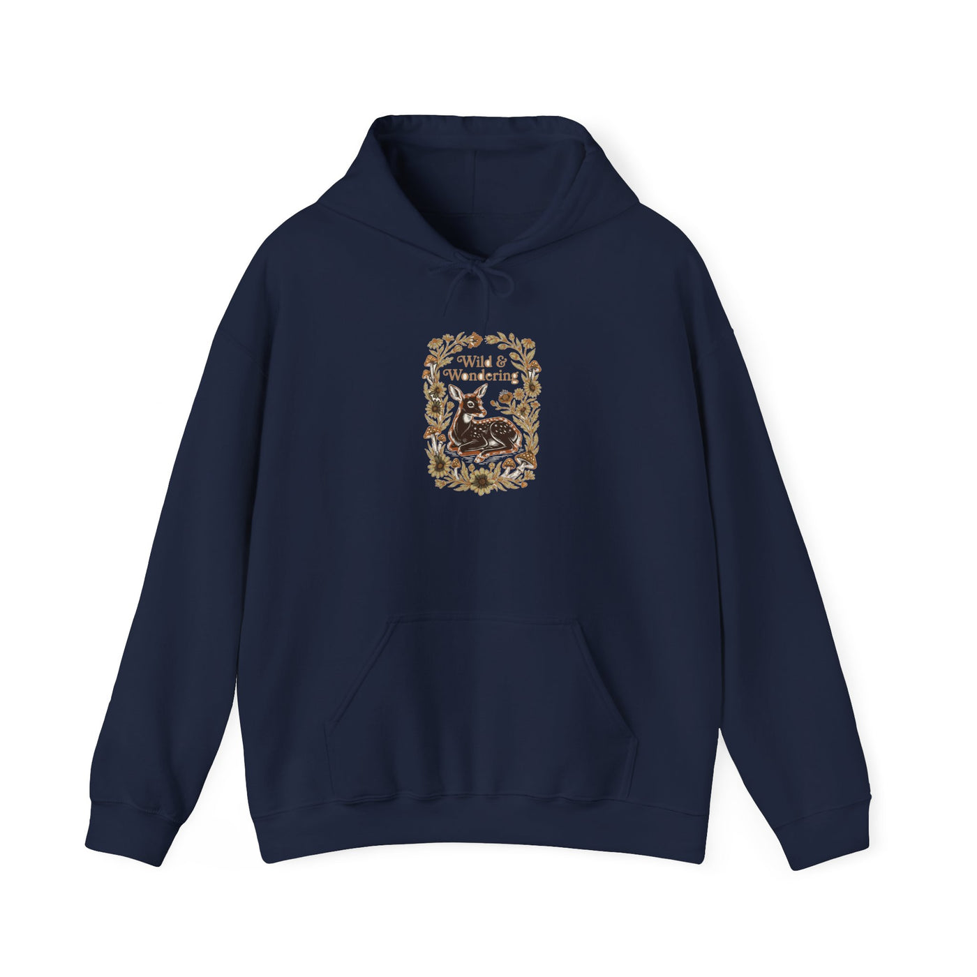 Forest Child Vintage Fawn & Fungi Hoodie