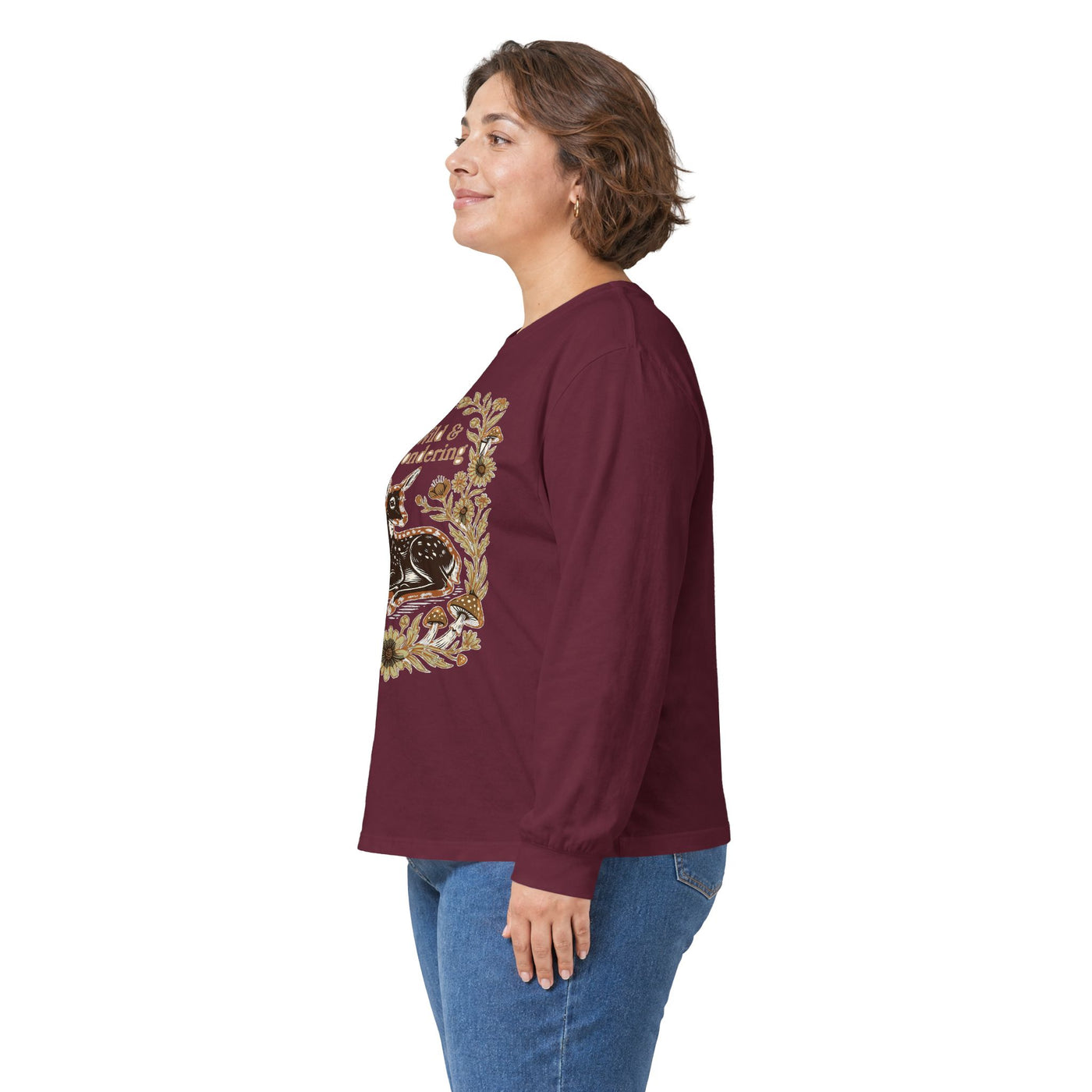 Forest Child Vintage Fawn & Fungi Long Sleeve