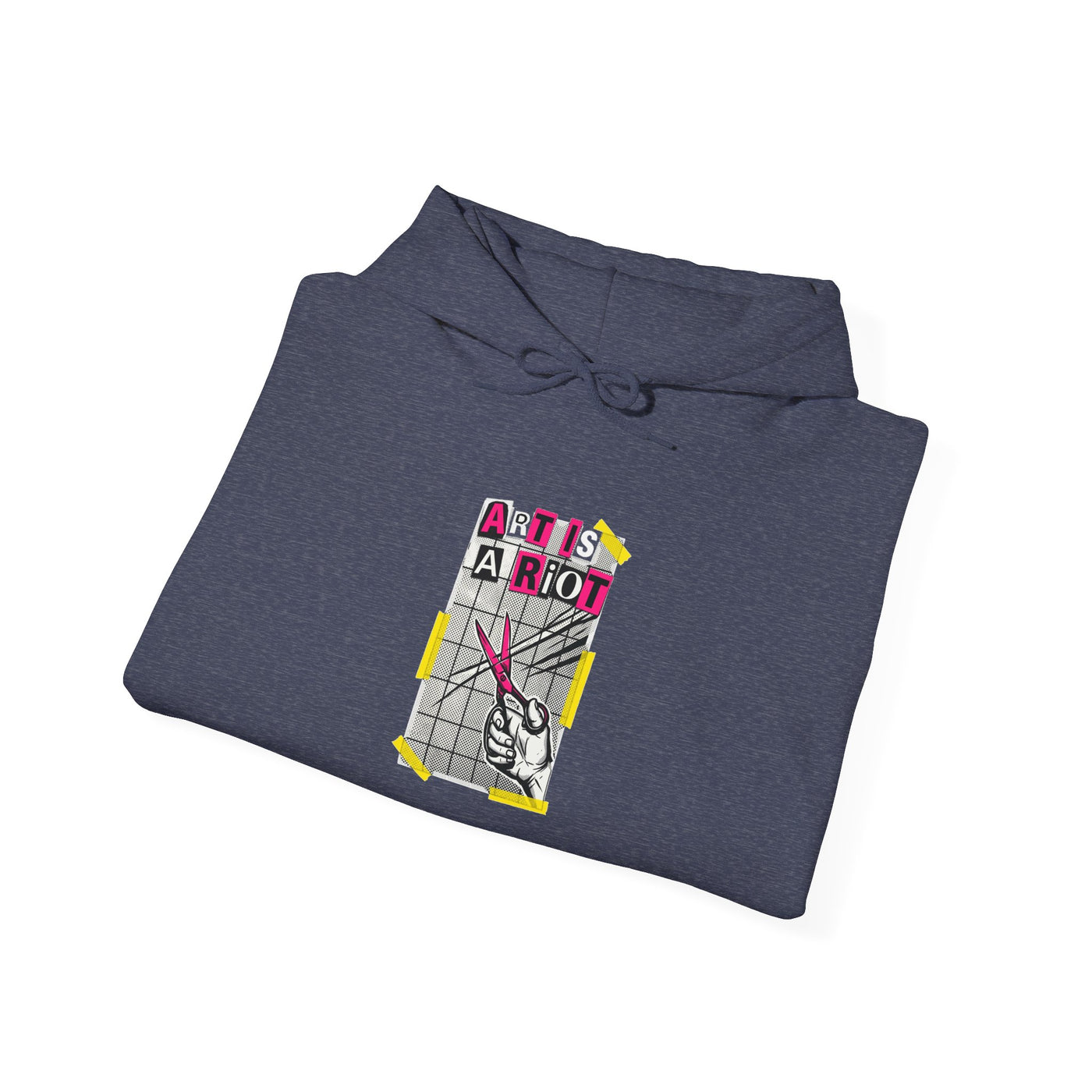 Cut Paste Rebel Zine Manifesto Hoodie