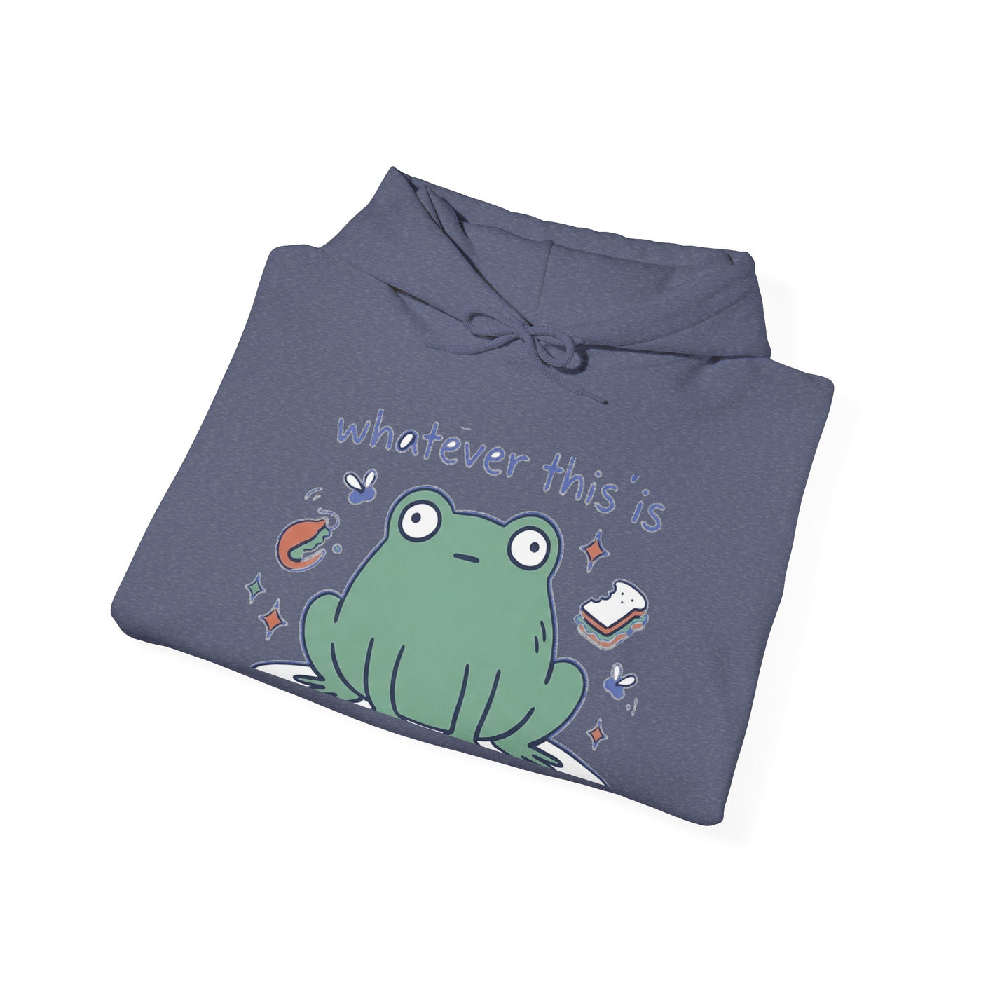 Doing Literally Whatever Blob Frog Hoodie