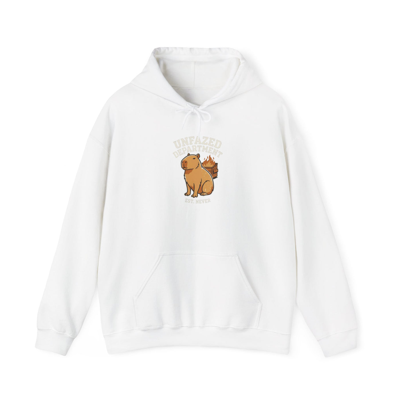 Unfazed Department Capybara Mascot Hoodie