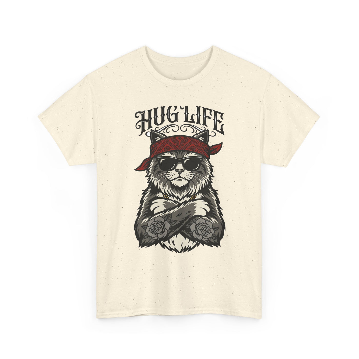 Hug Life Hardcore Cat T-Shirt