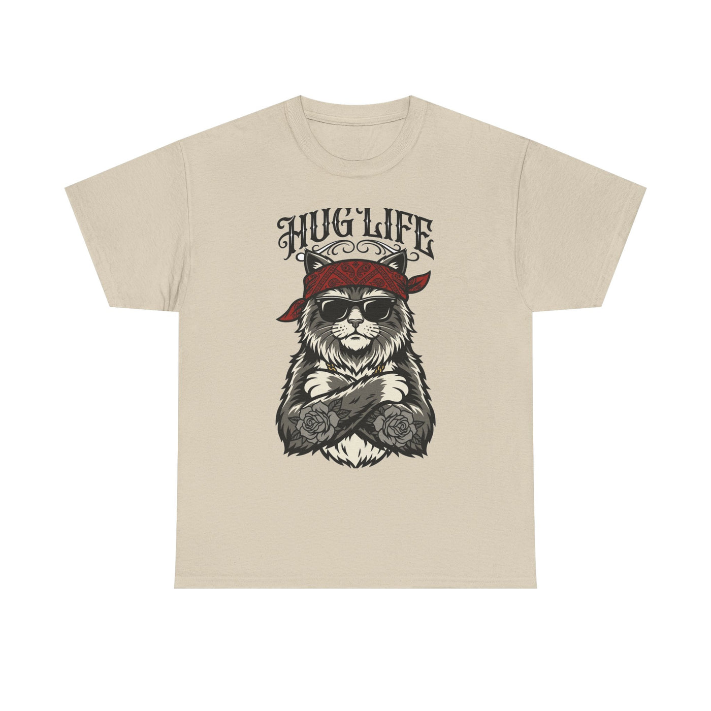 Hug Life Hardcore Cat T-Shirt
