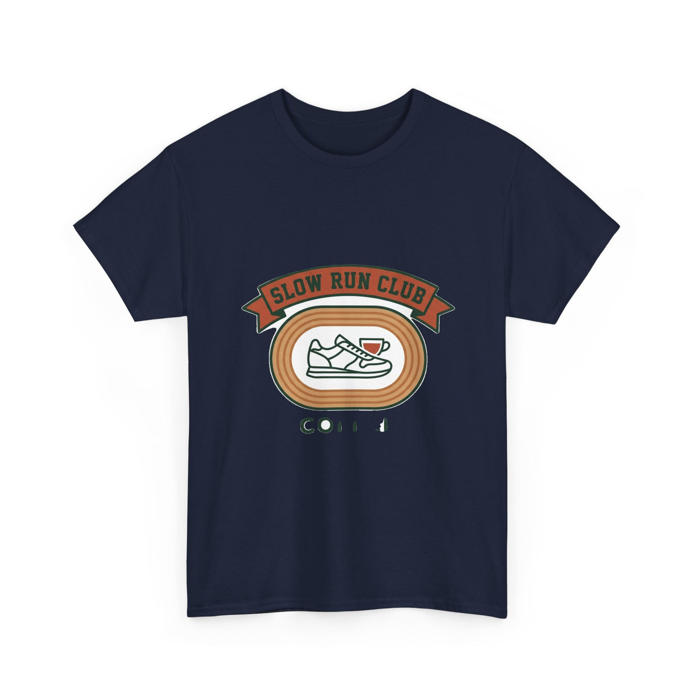 Retro Slow Run Coffee Crest Tee