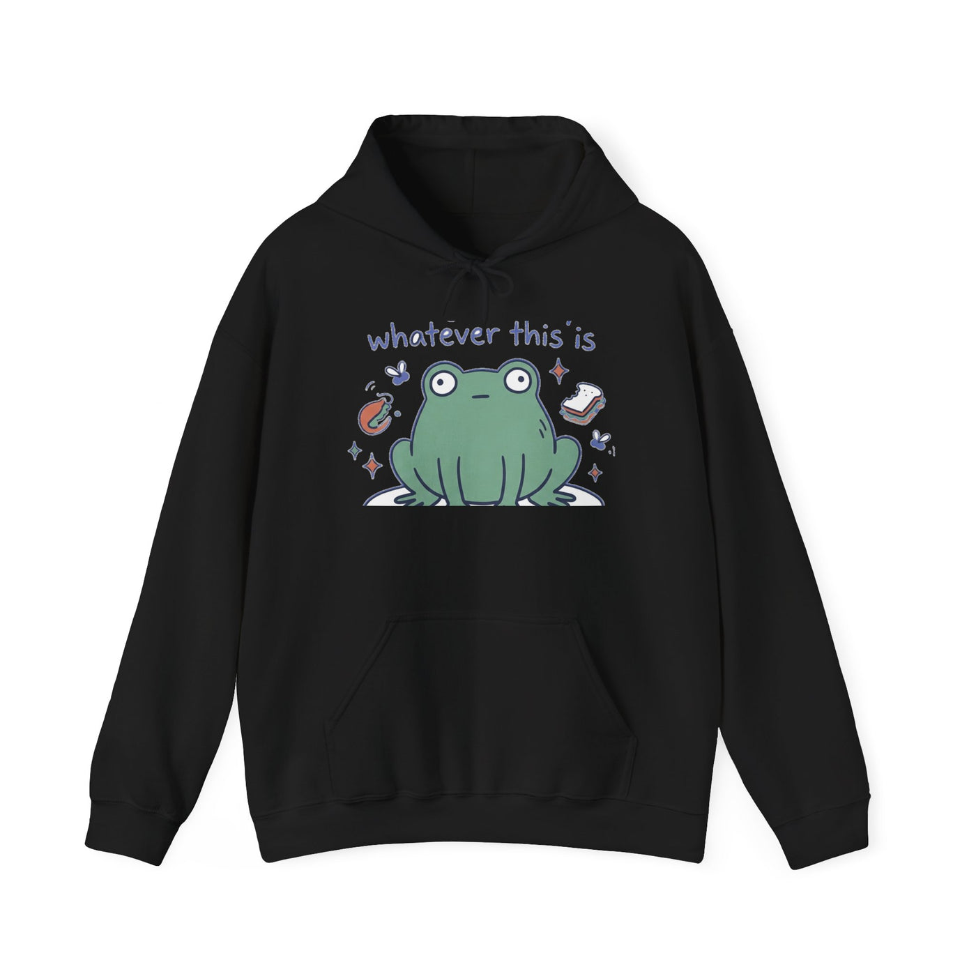 Doing Literally Whatever Blob Frog Hoodie
