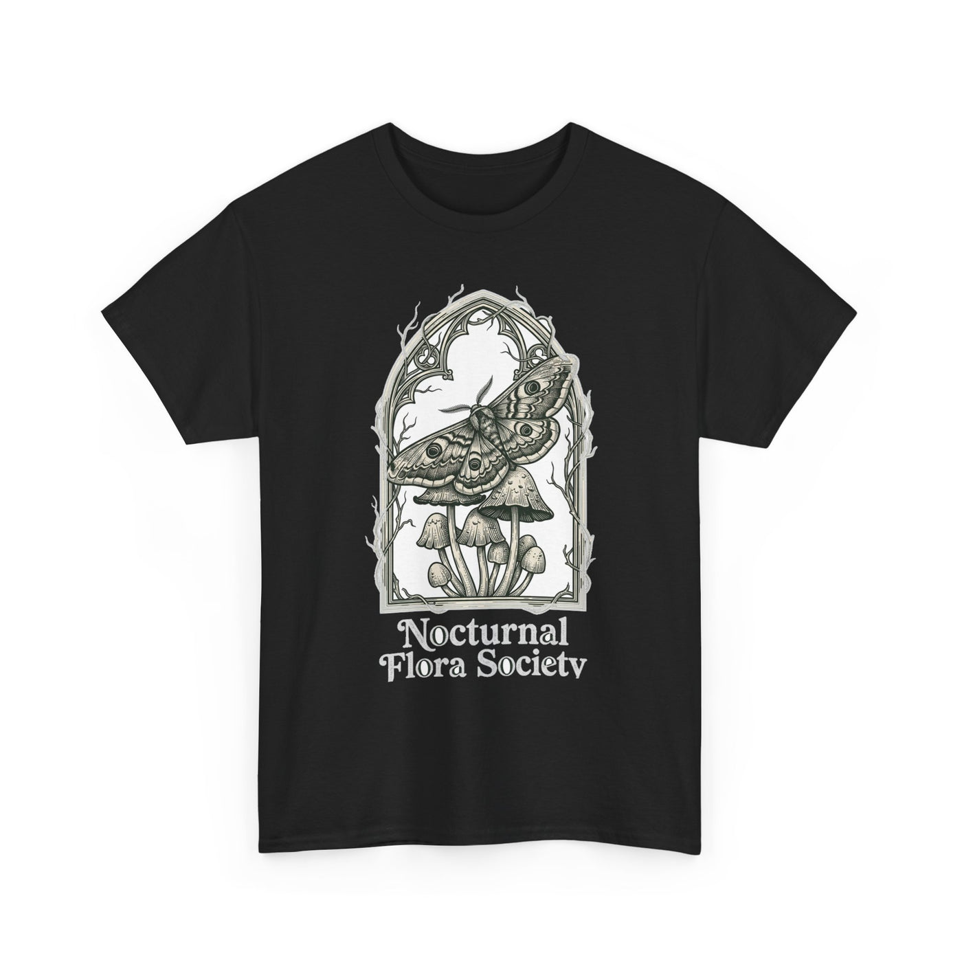 Nocturnal Flora Society Gothic Moth Tee