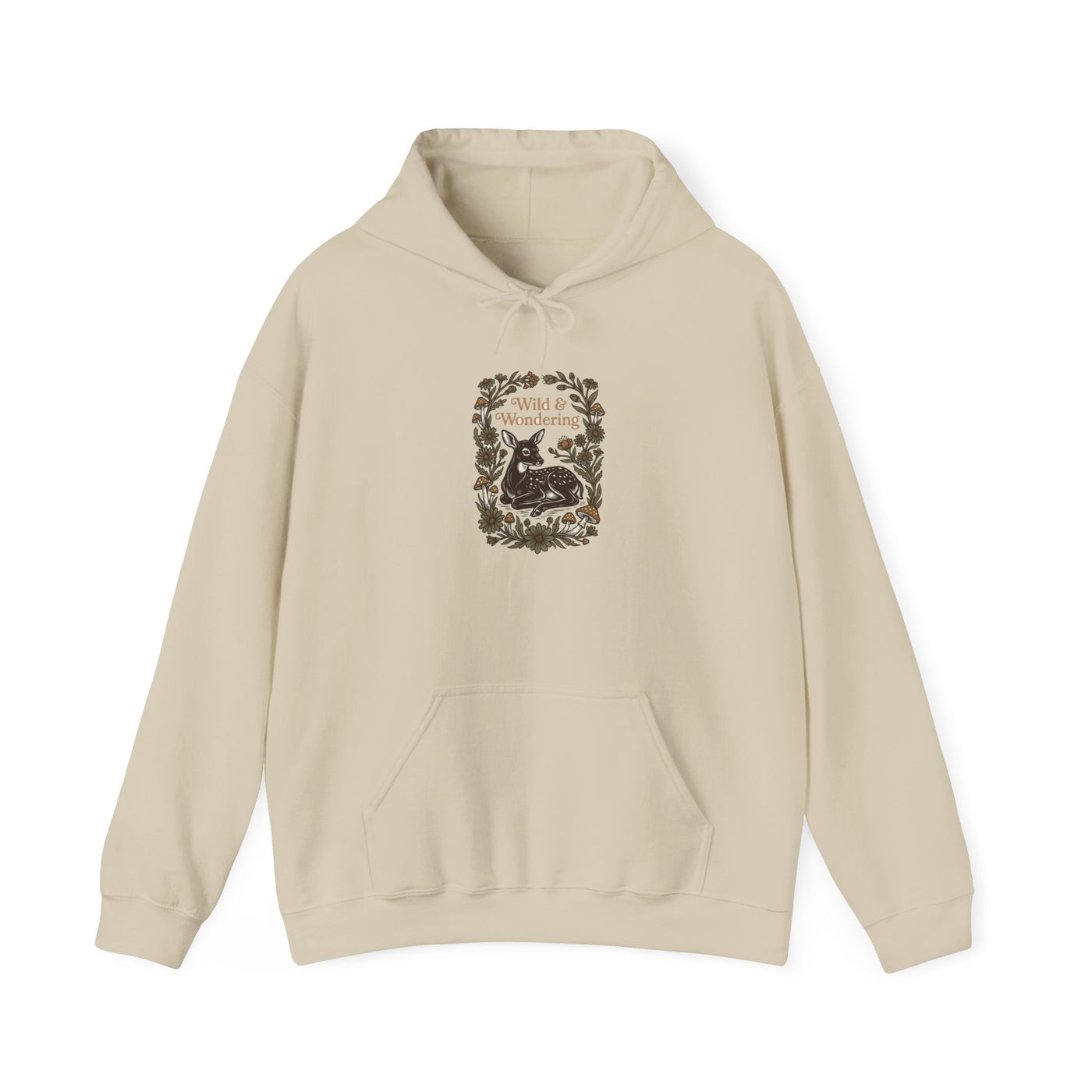 Forest Child Vintage Fawn & Fungi Hoodie
