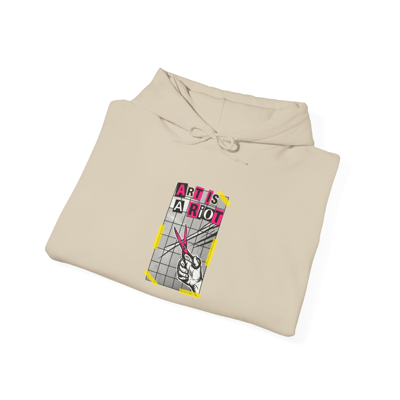 Cut Paste Rebel Zine Manifesto Hoodie
