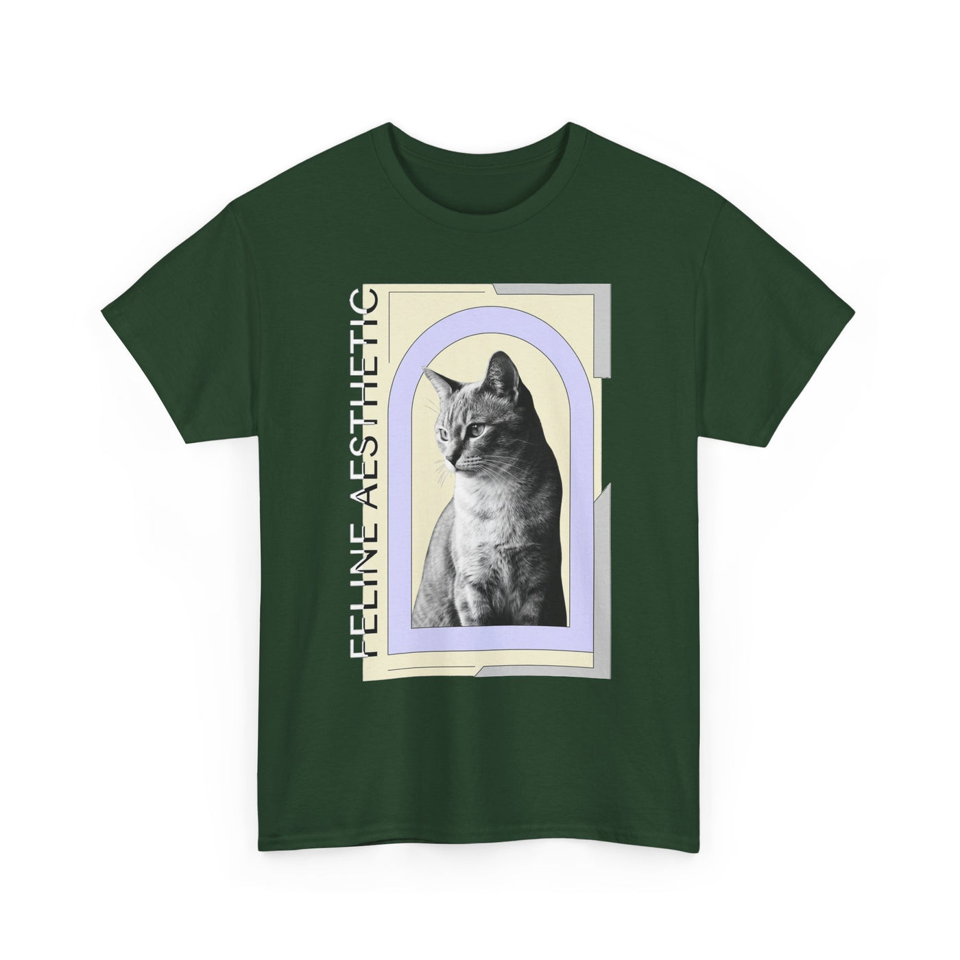 Editorial Feline Aesthetic Cat T-Shirt