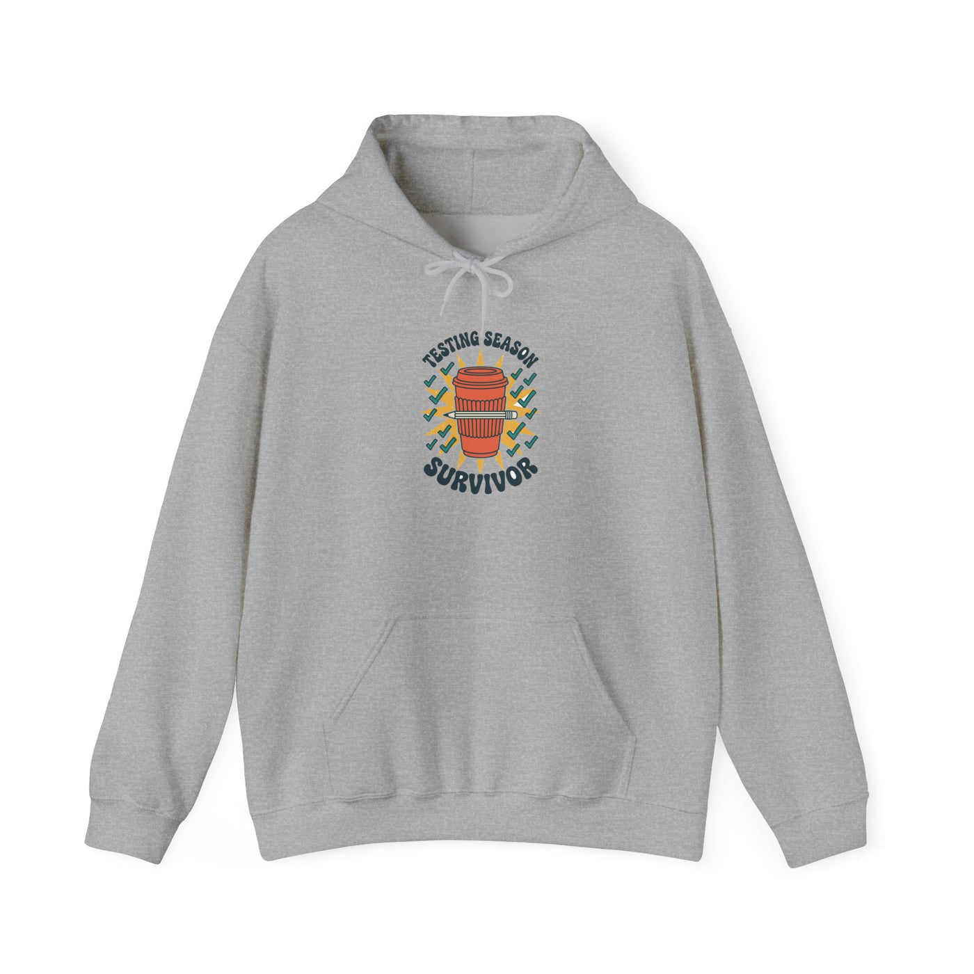 Testing Season Survivor Groovy Cup Hoodie