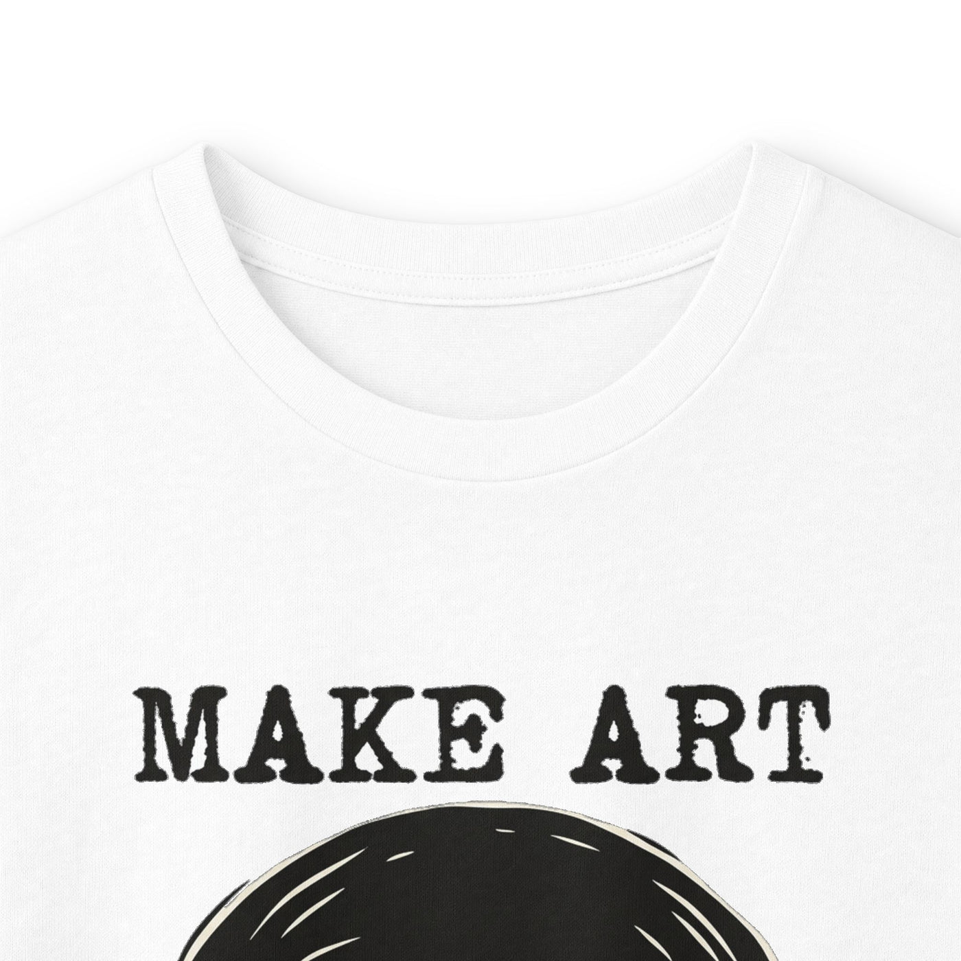 Make Art Make Noise Linocut Skull Long Sleeve