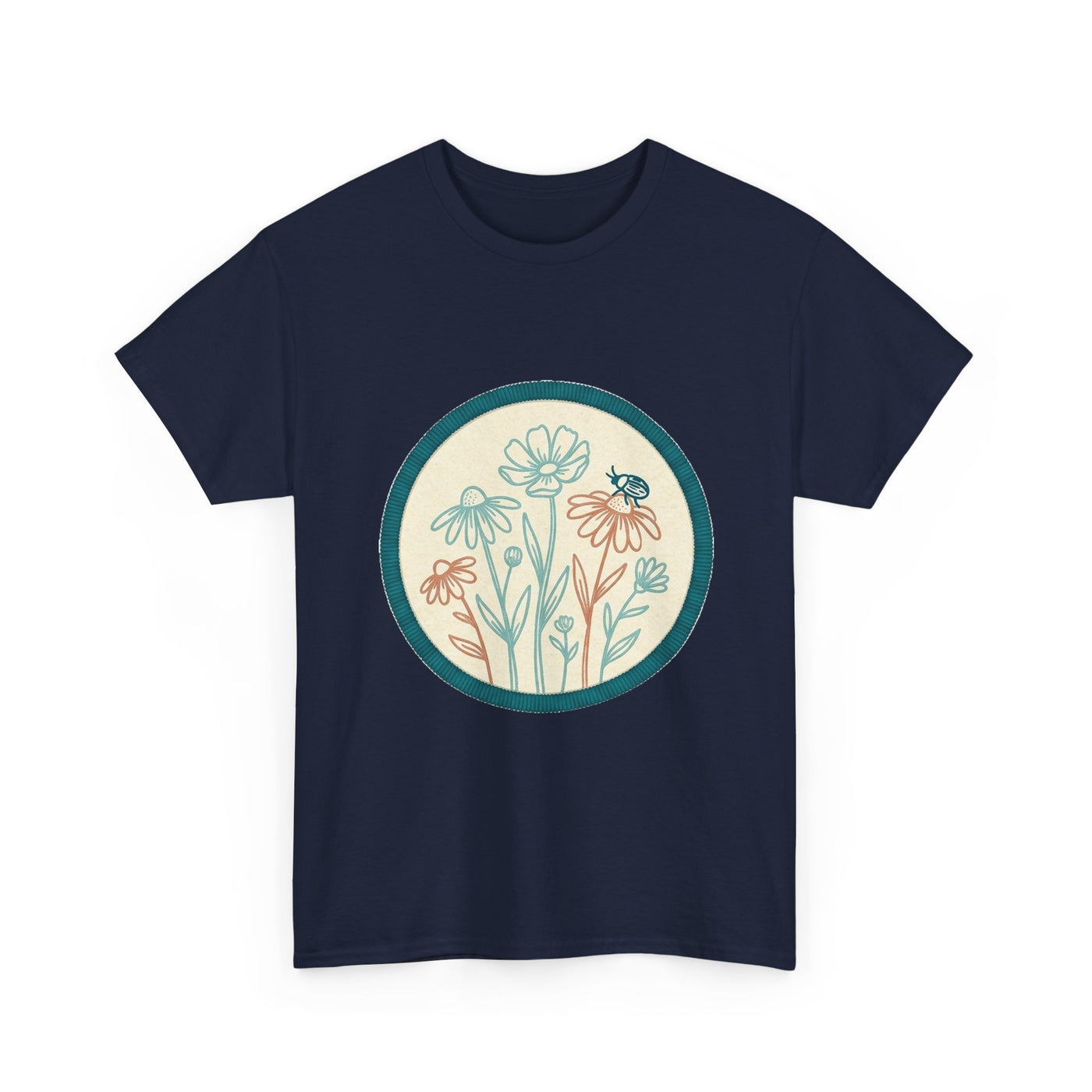 Grow Wild Faux Embroidery Tee