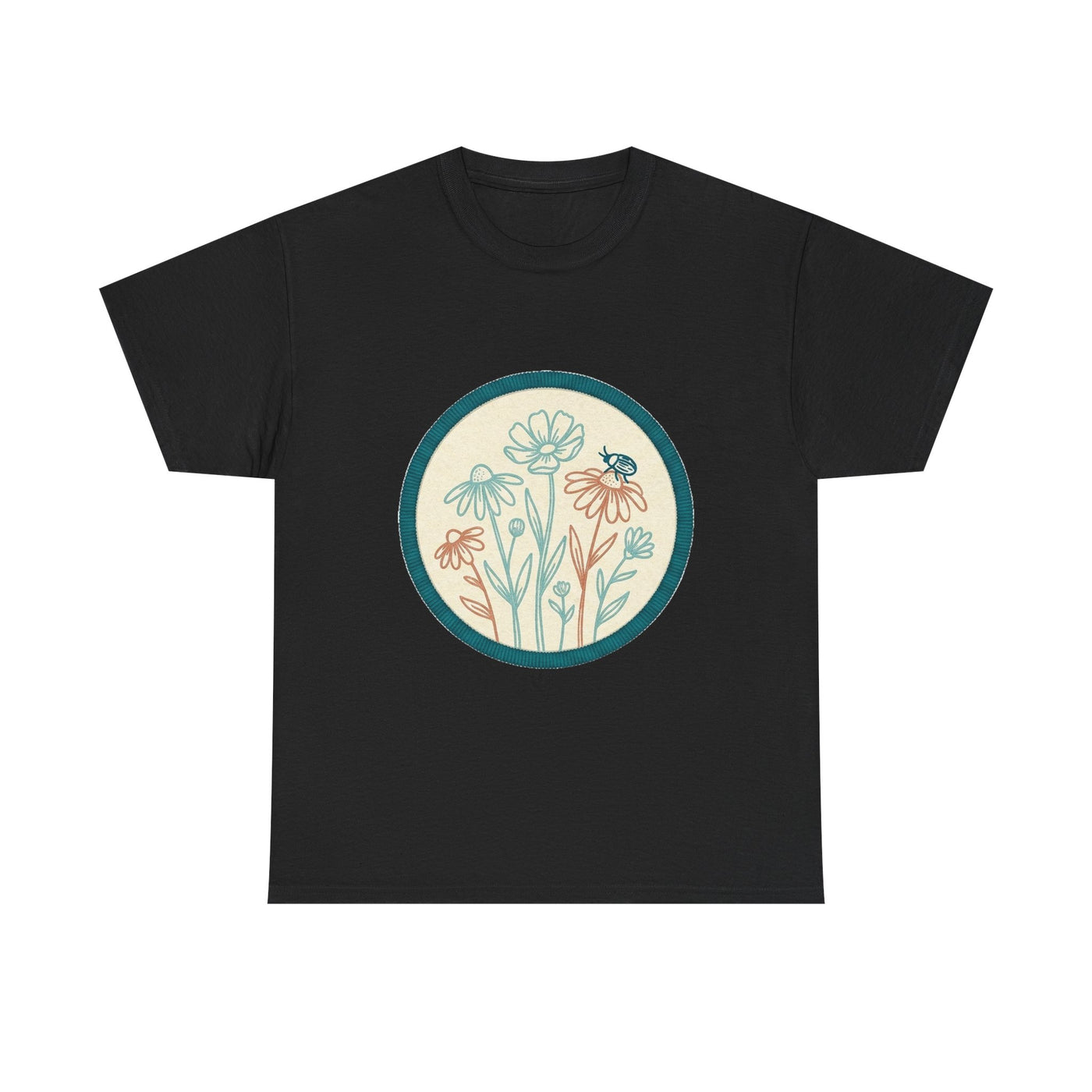 Grow Wild Faux Embroidery Tee