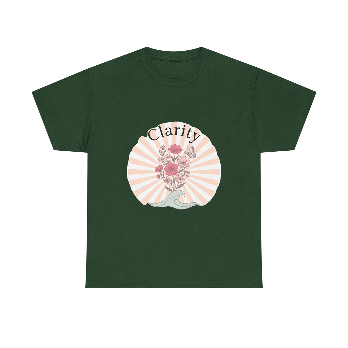 Clarity in Bloom Wildflower Sunburst Tee