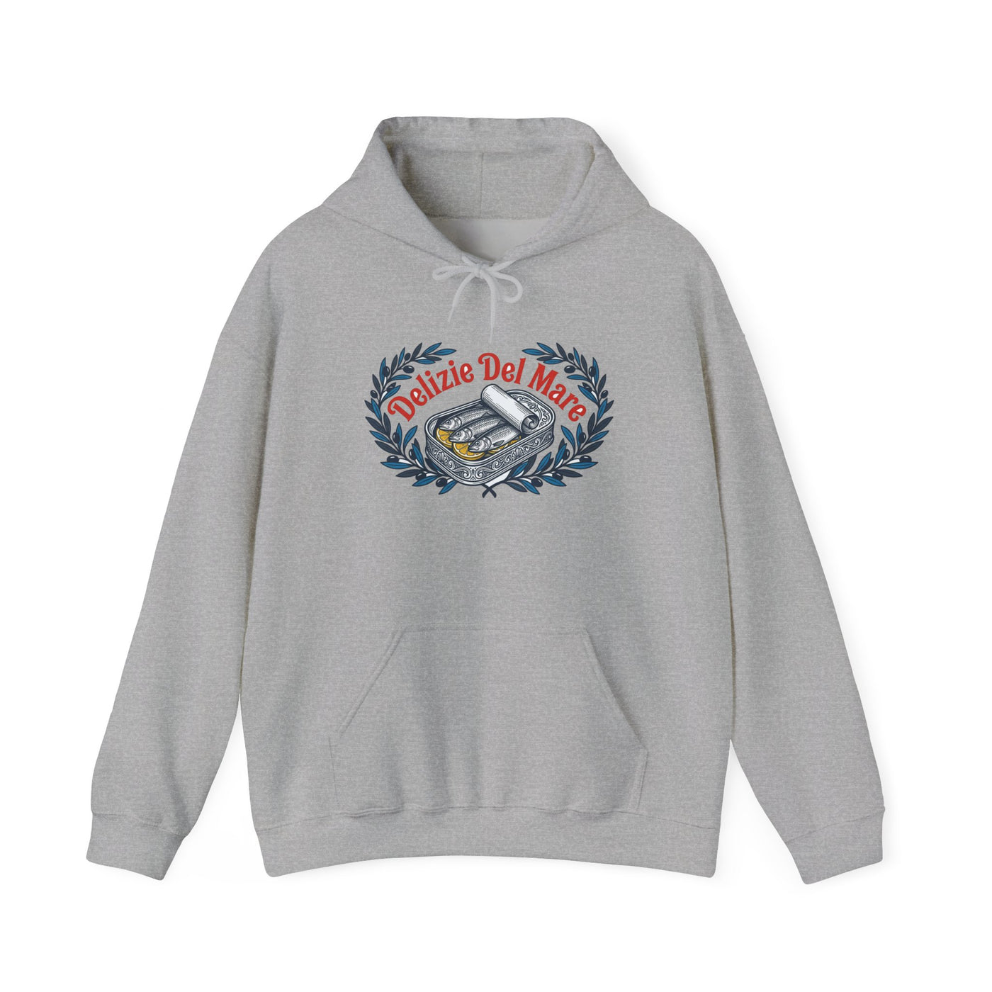 Retro Italian Sardine Tin Art Hoodie