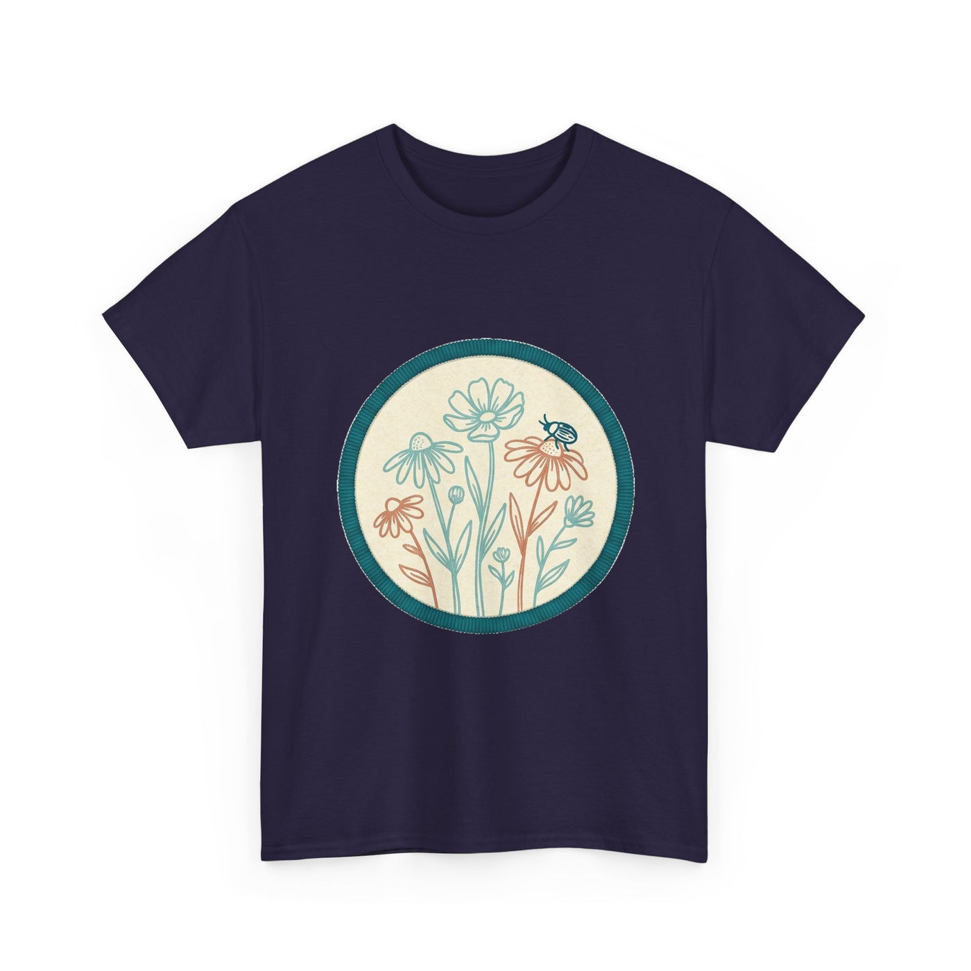Grow Wild Faux Embroidery Tee