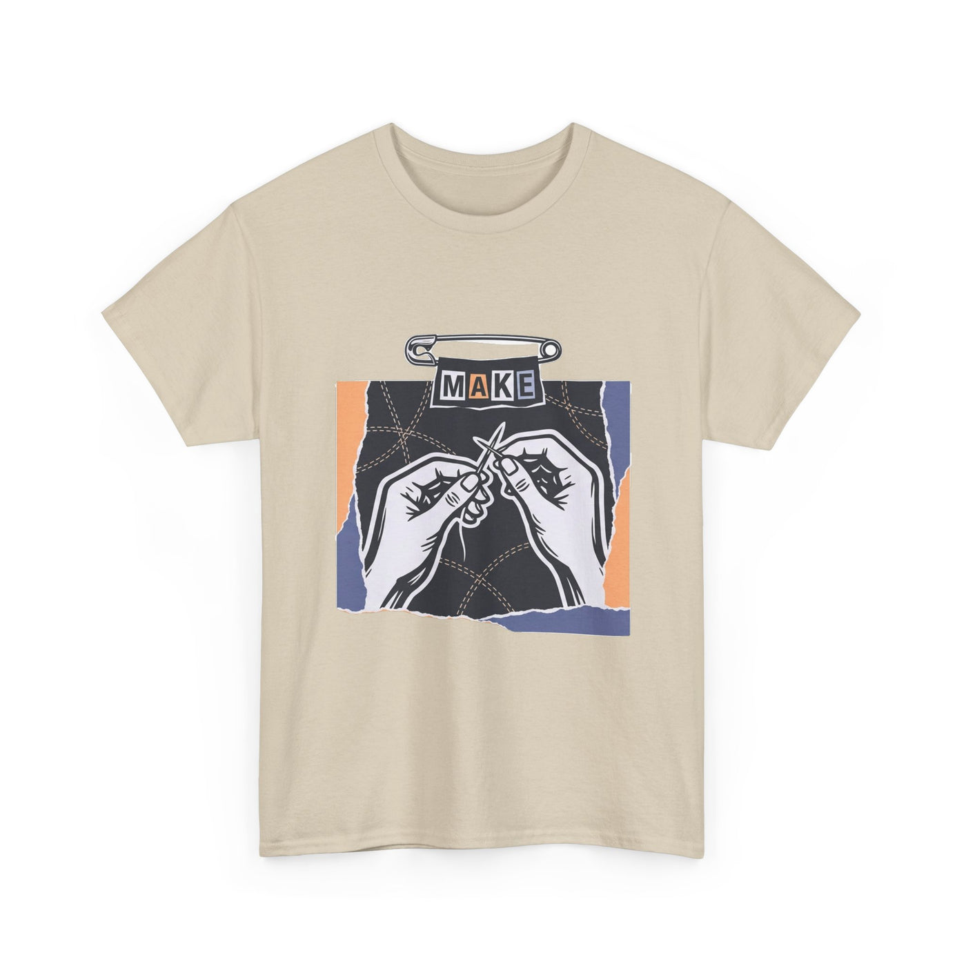 Mended By Hand Navy Graphic Tee