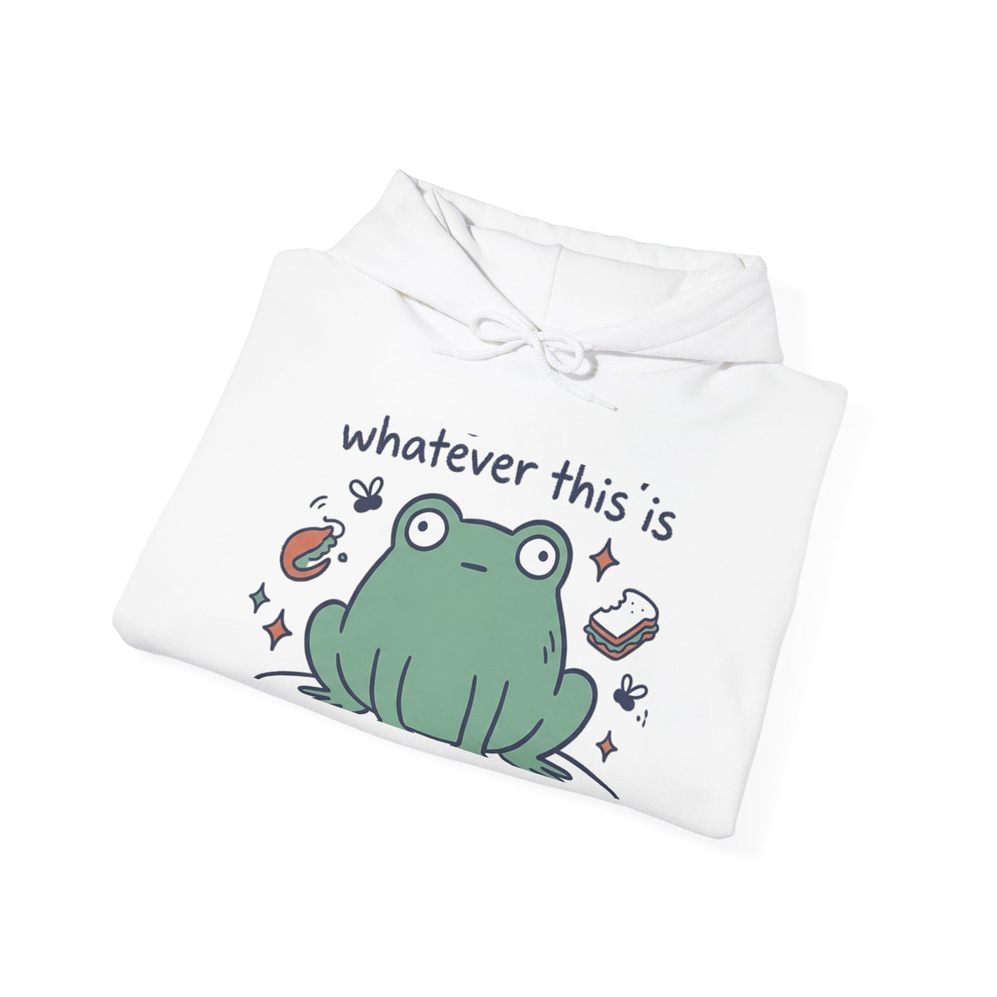 Doing Literally Whatever Blob Frog Hoodie