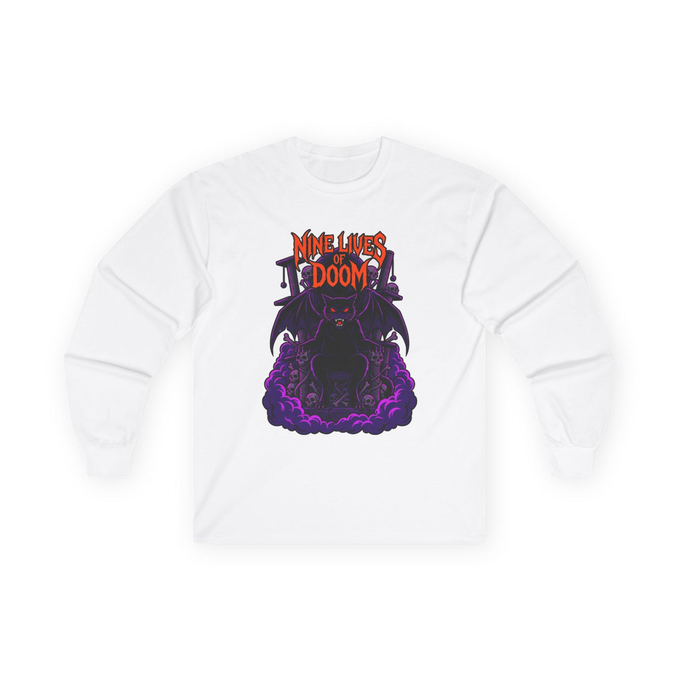 Feline of the Abyss Gothic Metal Long Sleeve