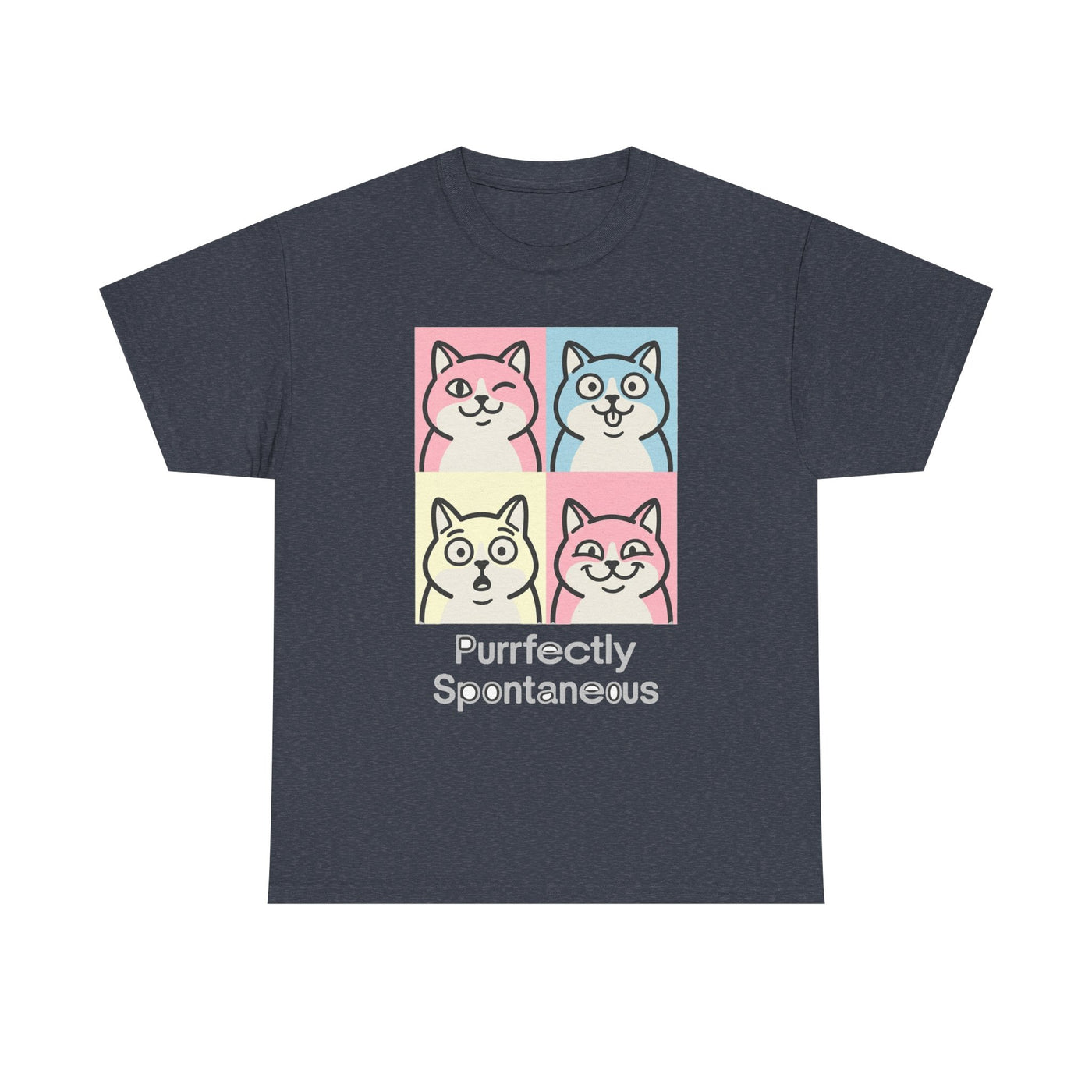 Pastel Pop Art Kitten Grid