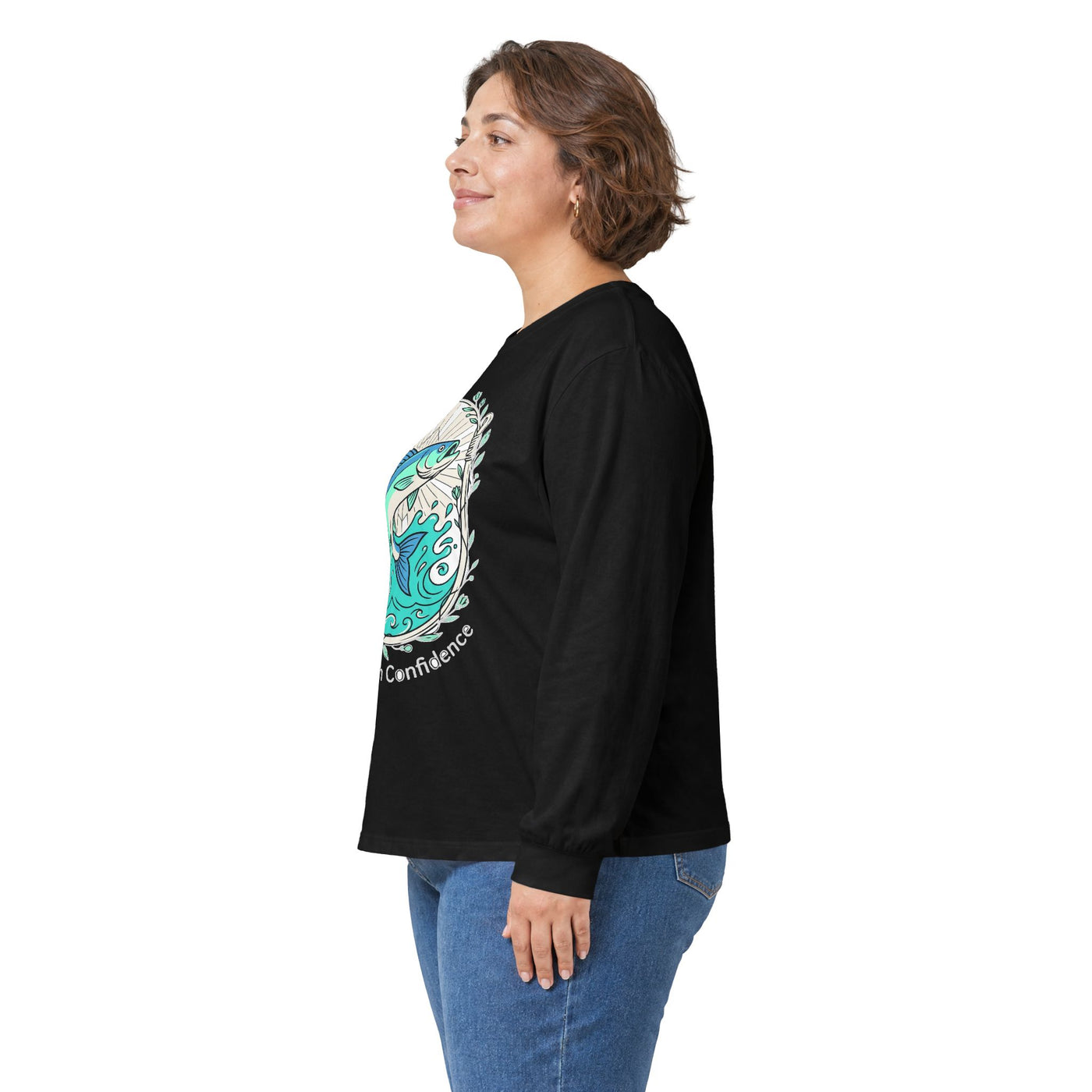 Reel Strength Floral Hook Fishing Long Sleeve