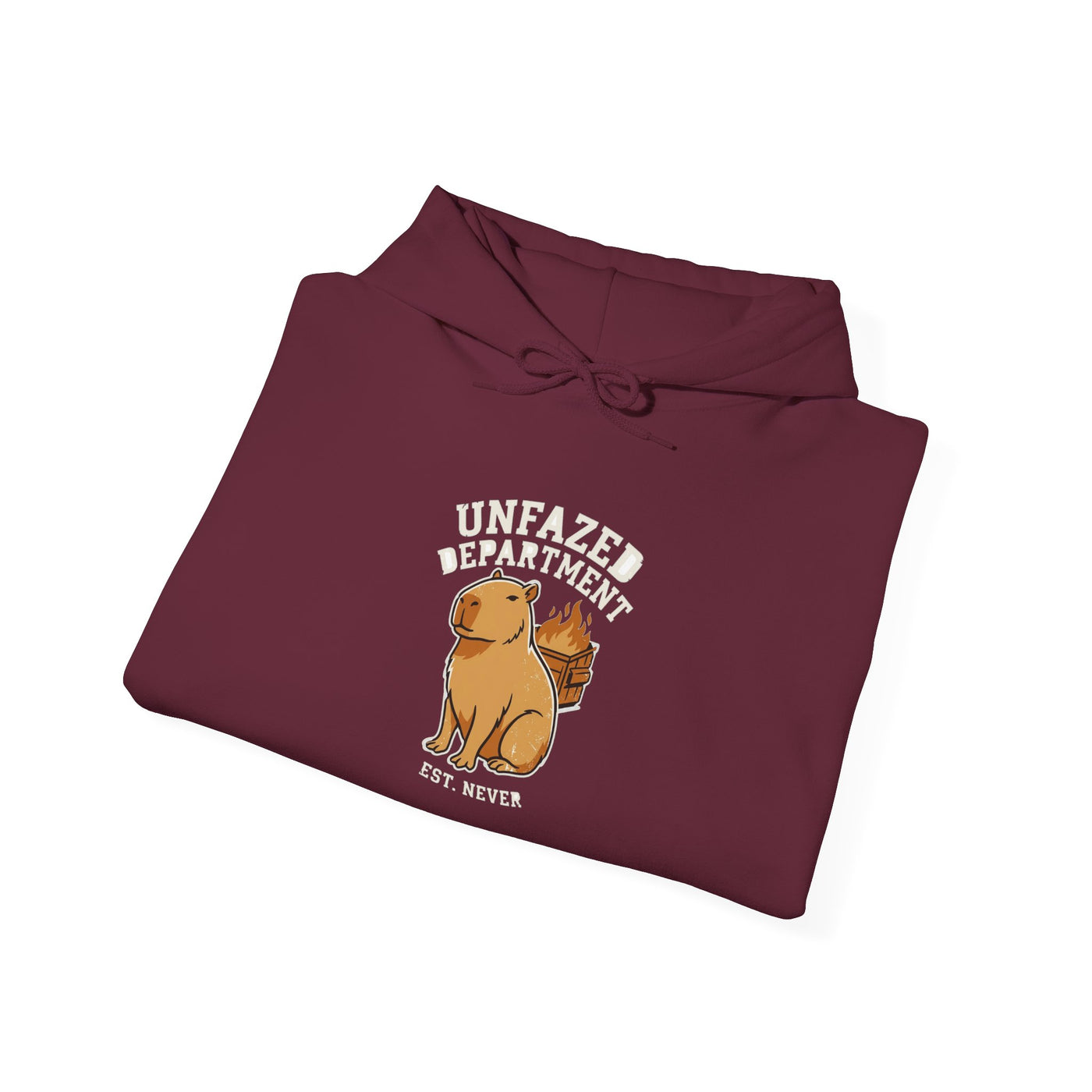 Unfazed Department Capybara Mascot Hoodie
