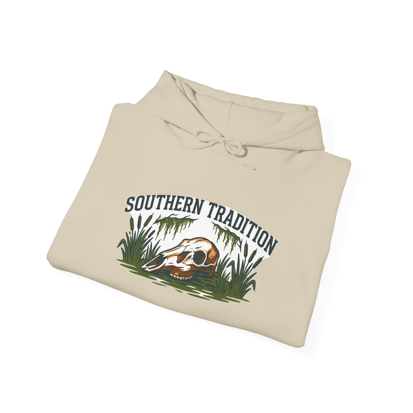 Vintage Southern Outdoors Deer Skull Hoodie