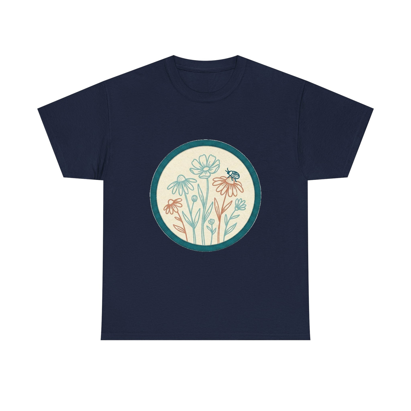 Grow Wild Faux Embroidery Tee