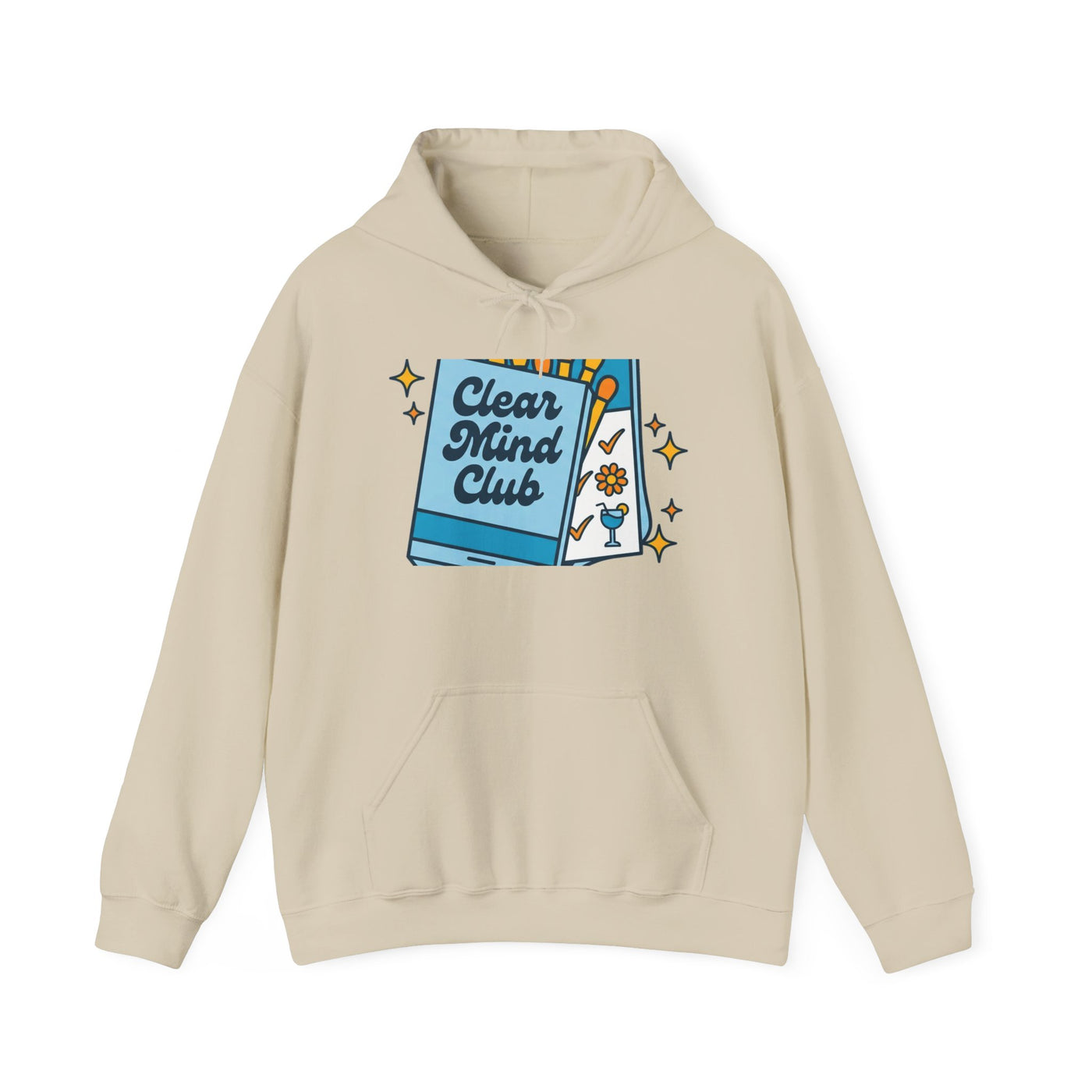 Clear Mind Club Retro Matchbook Hoodie