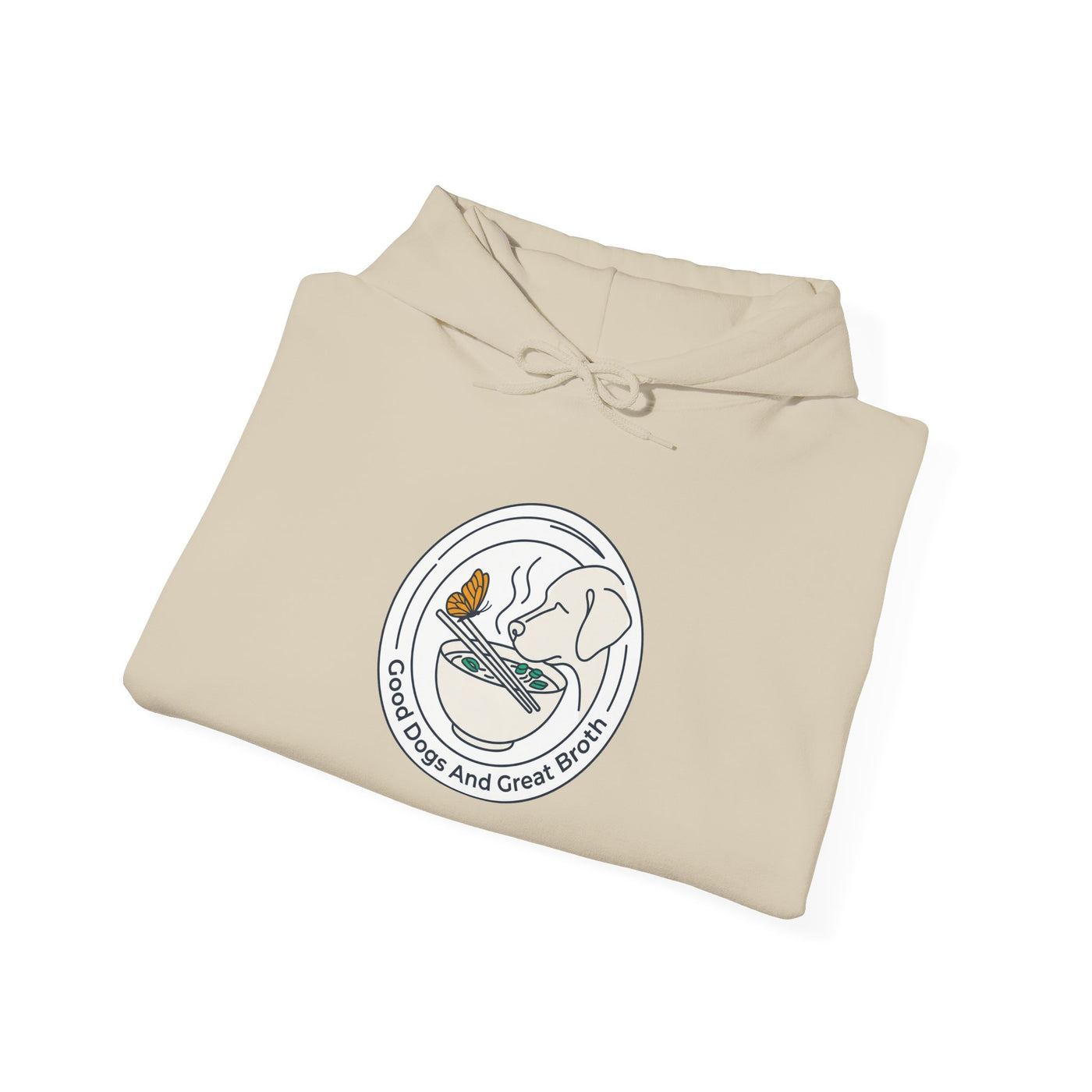 Ramen And Rescues Noodle Bowl Badge Hoodie