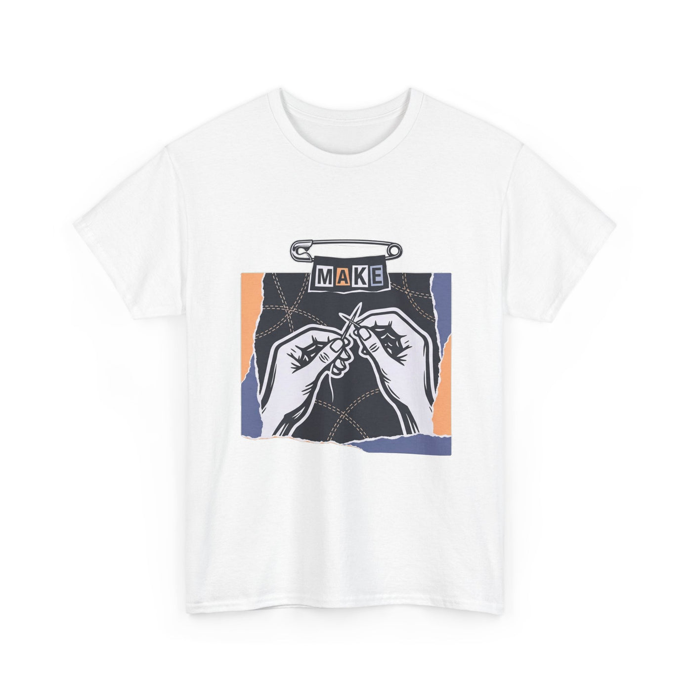 Mended By Hand Navy Graphic Tee