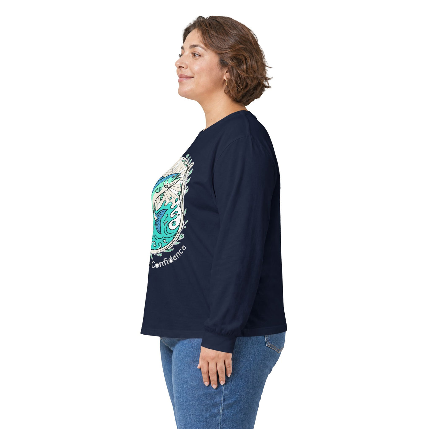 Reel Strength Floral Hook Fishing Long Sleeve