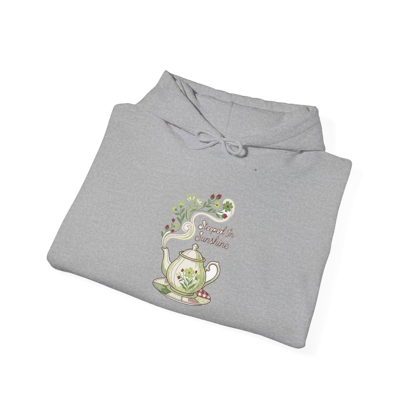 Steeped In Sunshine Faux Stitch Teapot Hoodie