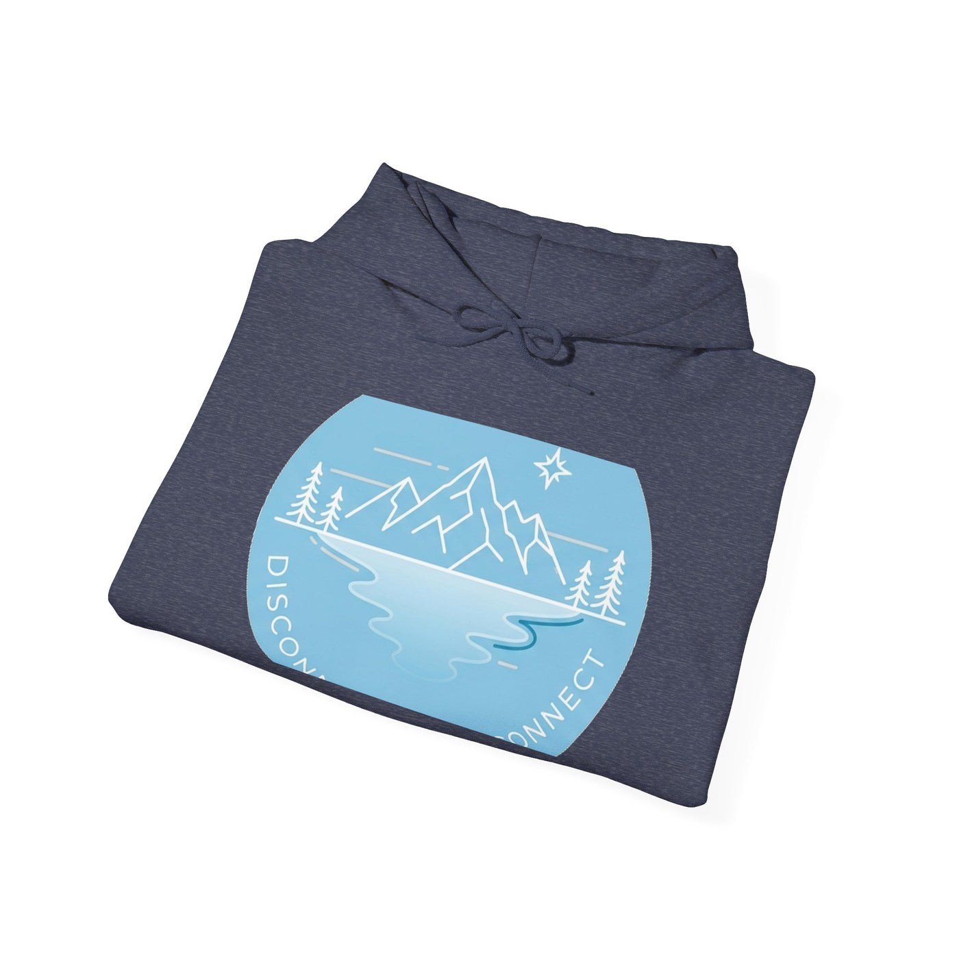 Unplugged Horizons: Glacier Escape Hoodie